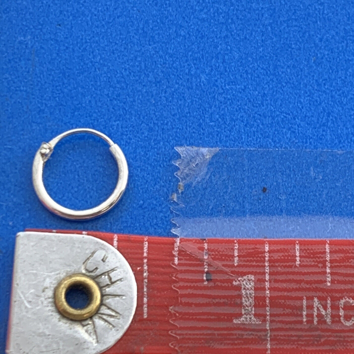 Sterling Silver 925 Tiny Petite Huggy Hoop Earrings