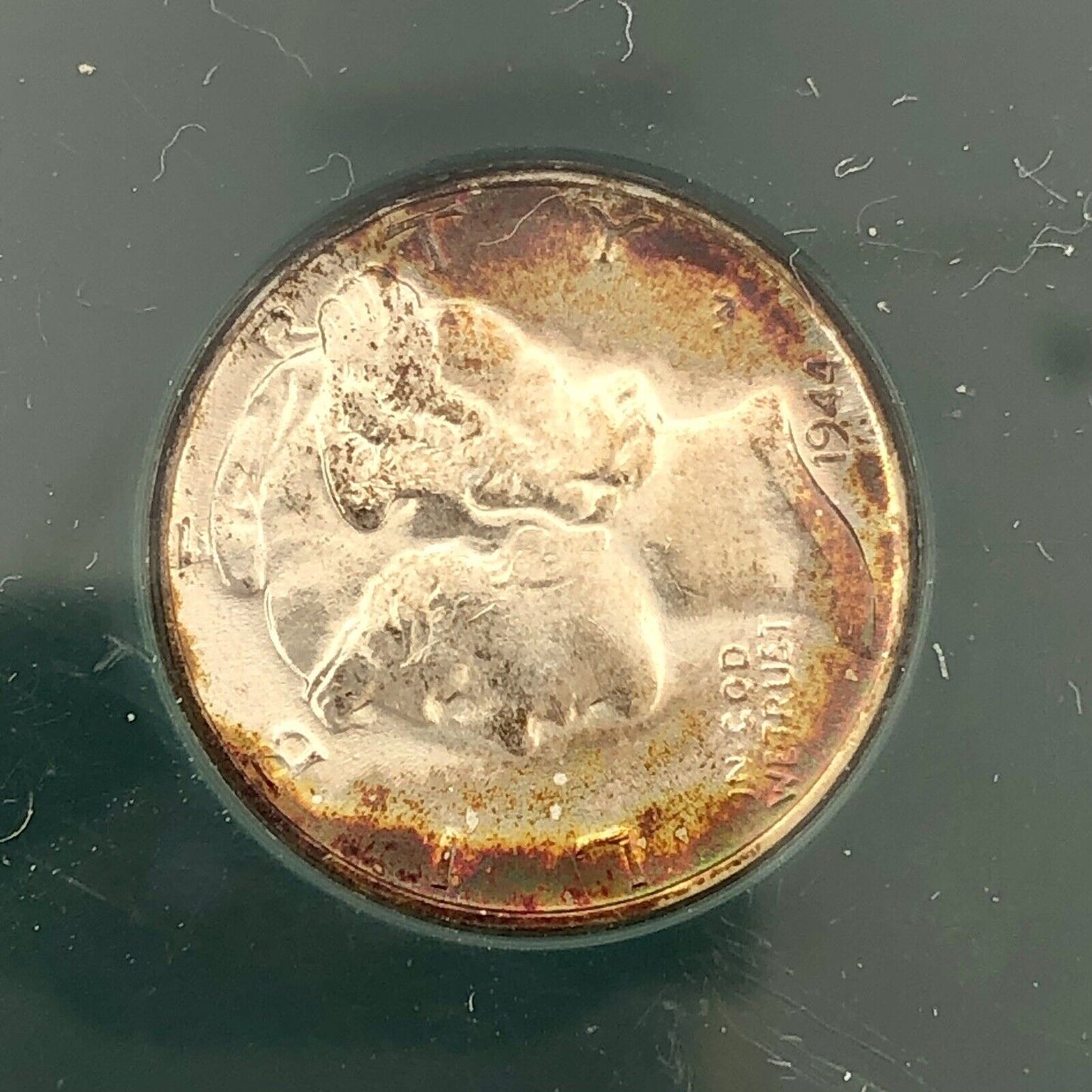 1944 P United States 90% Silver Mercury Dime Date Scarce Philadelphia Coin BU