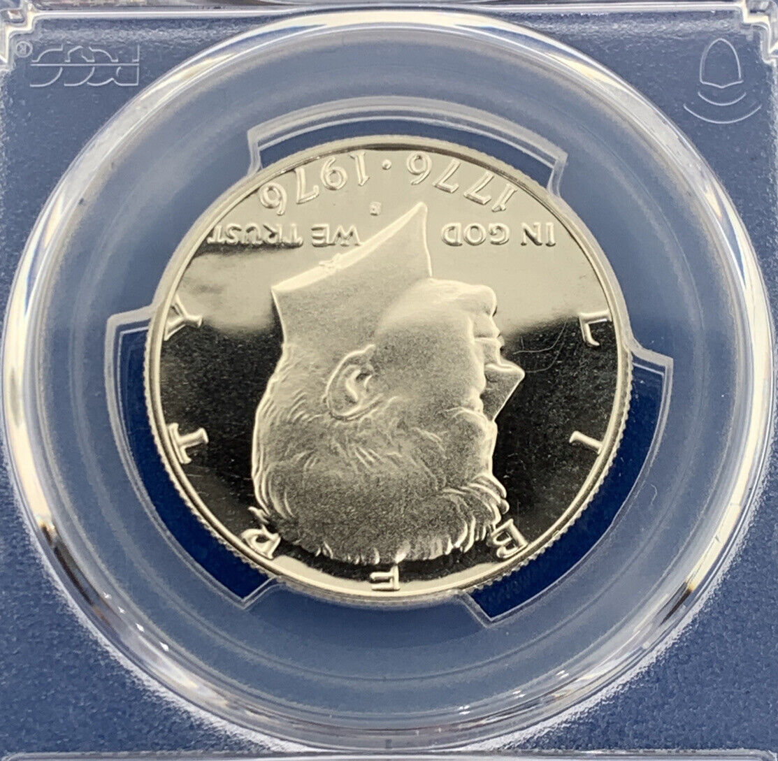 1976 S $1 Eisenhower 50c Kennedy 25c Washington PR70 DCAM PCGS Silver 3 Coin Set