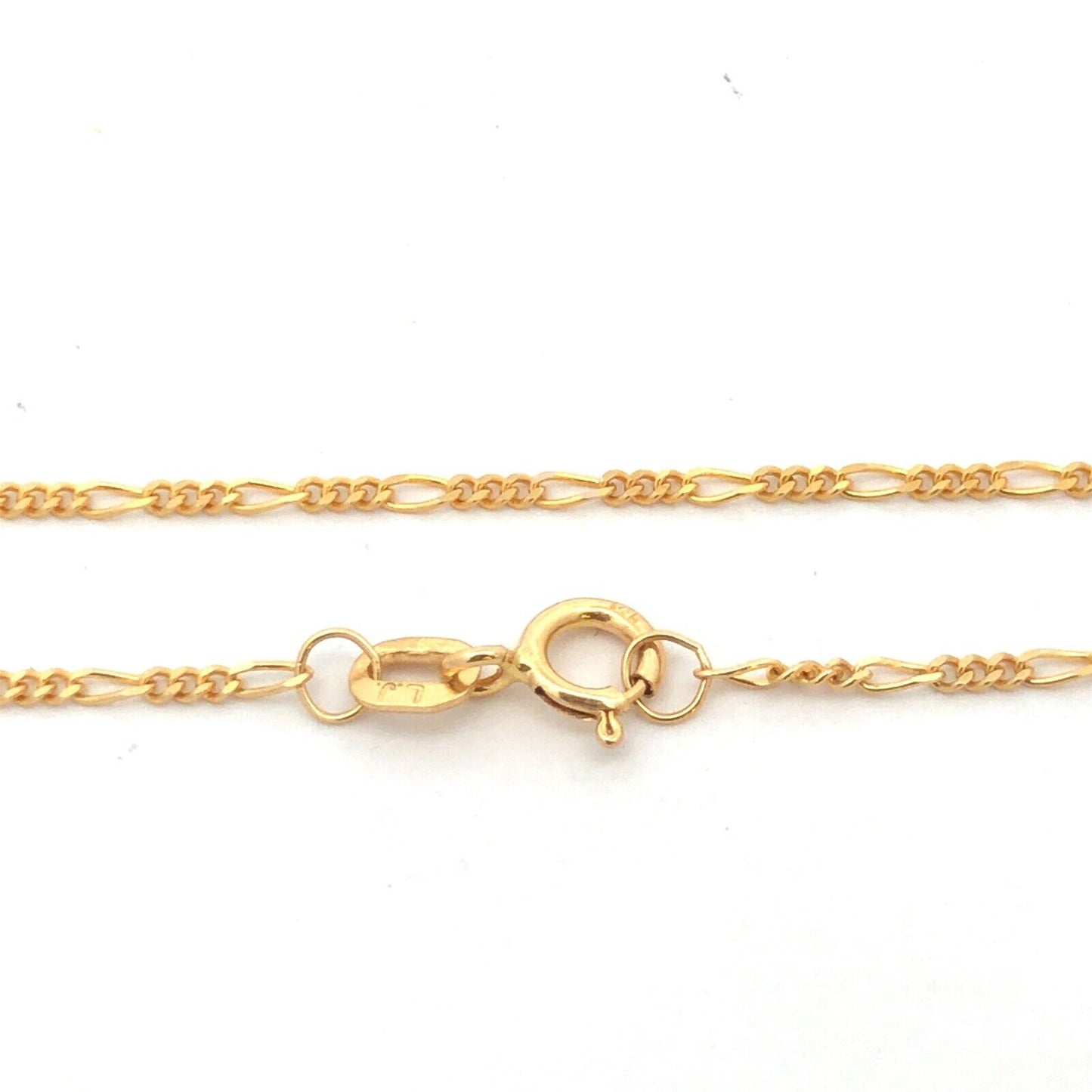 Designer LJ 14K Yellow Gold Cubic Zirconia Beaded Lariat Chain Necklace