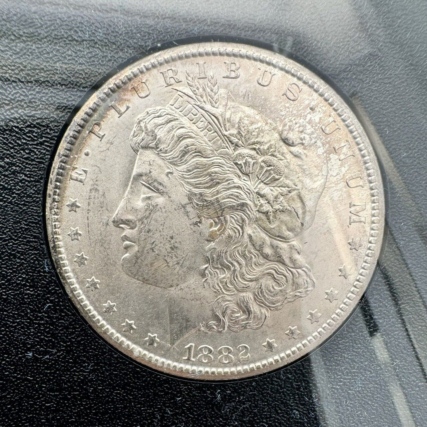 1882 CC Morgan Silver Dollar GSA Better Key Carson City Mint Coin Box & COA
