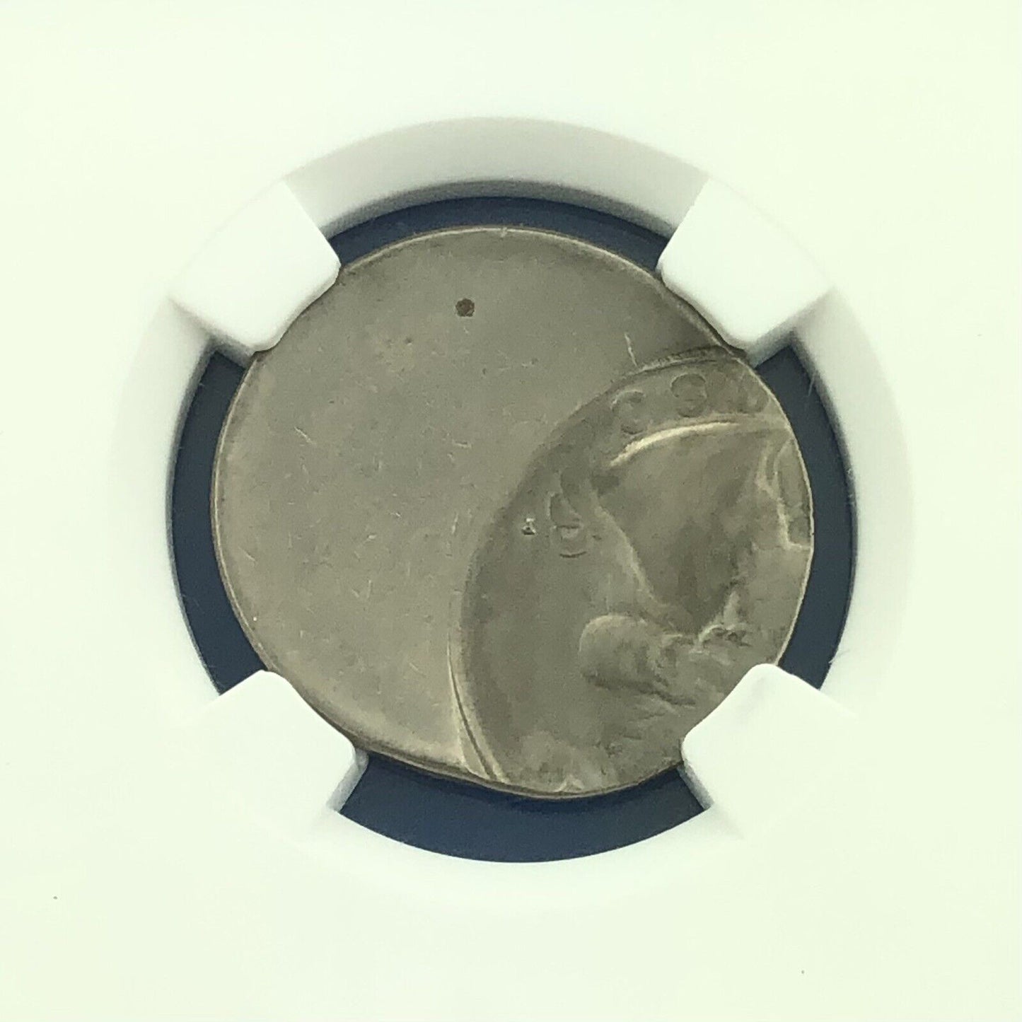 1983 P Washington Clad Quarter Mint Error Struck 50% Off Center NGC MS62