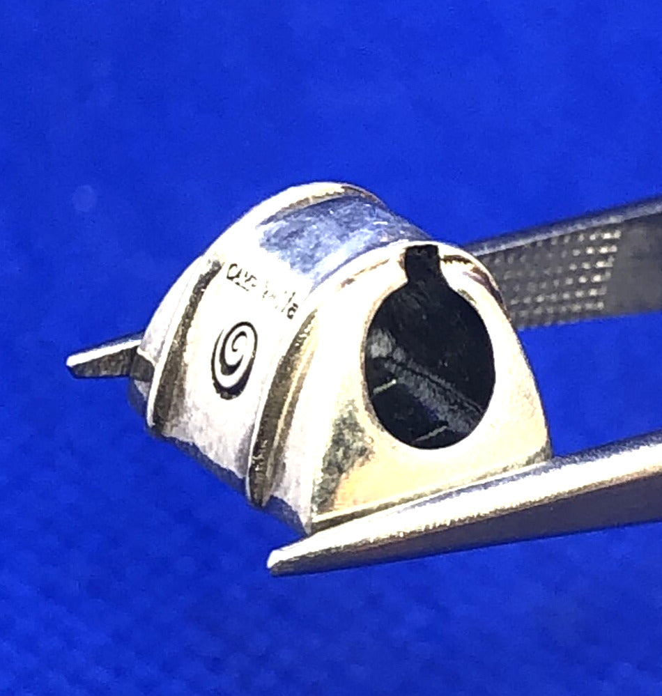 Authentic KALIA 925 Sterling Silver Camp Kalia Tent Slide Bracelet Charm