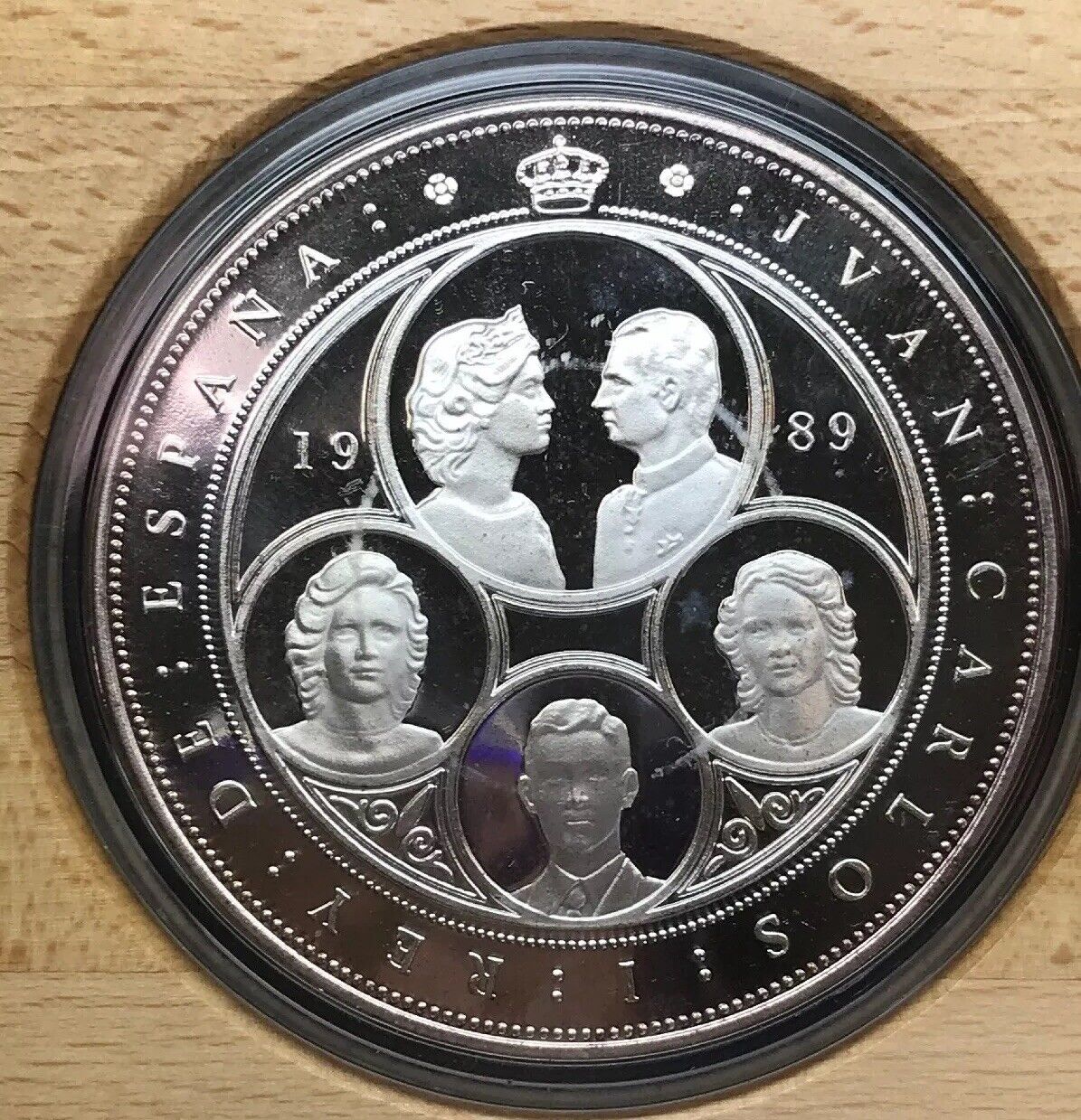 1989 Spain 500th Anniversary Discovery Of The Americas 7 Coin Silver Pesetas Set