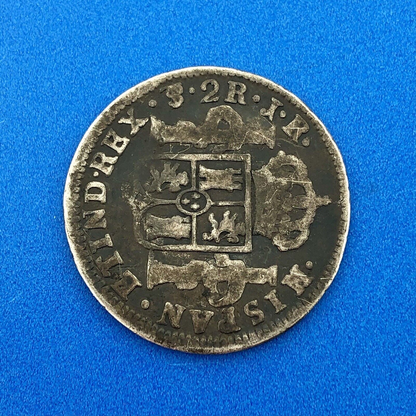 1776 Bolivia Silver 2 Reales Carlos III Potosi Mint JR Colonial Milled Coinage