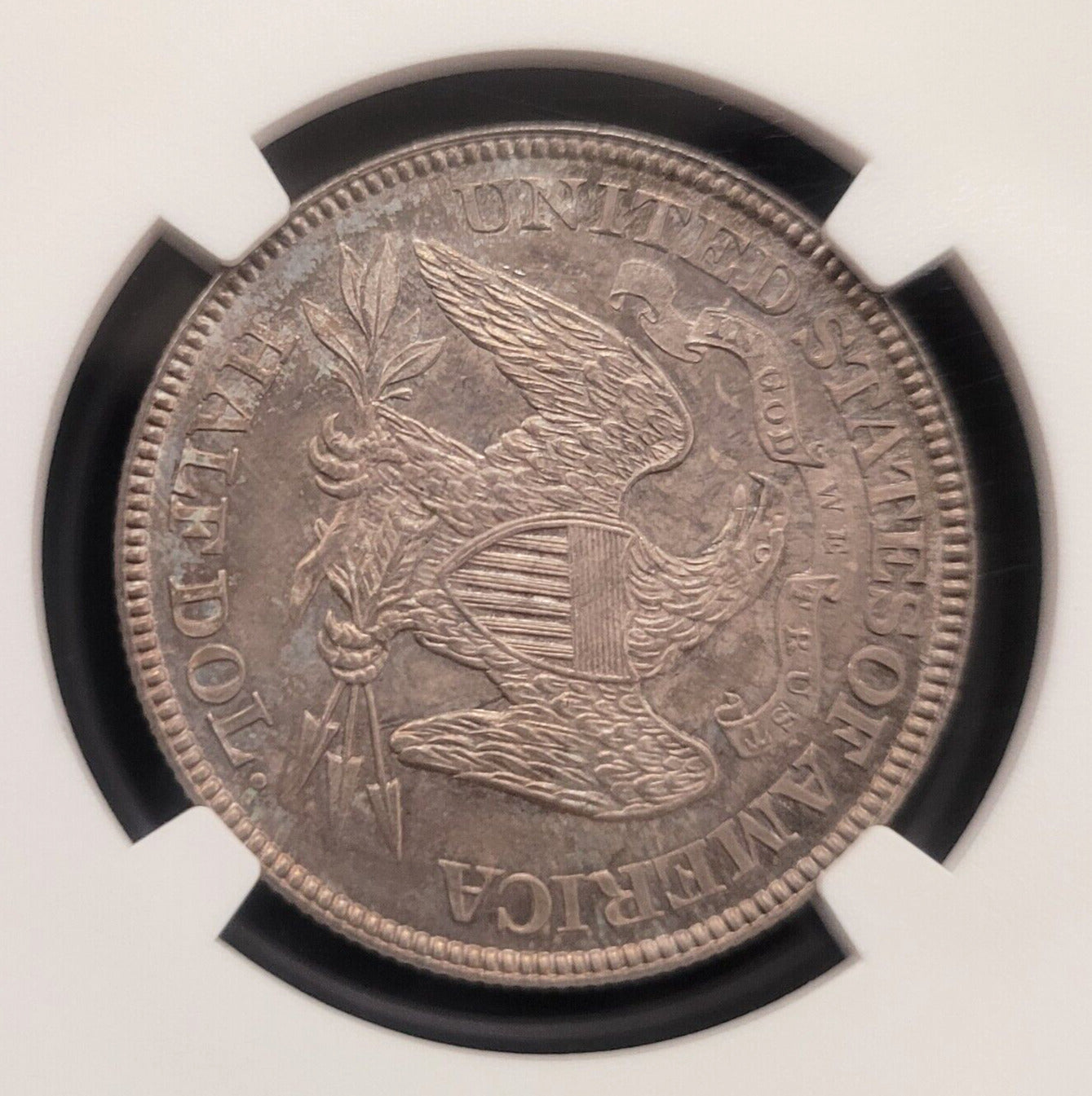 1880 50c Philadelphia NGC MS63 .900 Silver American Seated Liberty Half Dollar