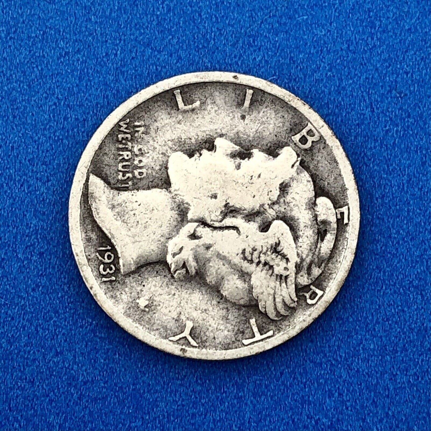 1931 S United States 90% Silver Mercury Dime Key Date Scarce San Francisco Coin