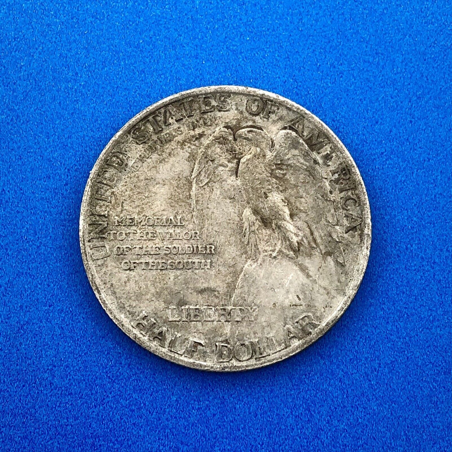 1925 P Stone Mountain Commemorative .900 Silver Half Dollar AU Rare Coin
