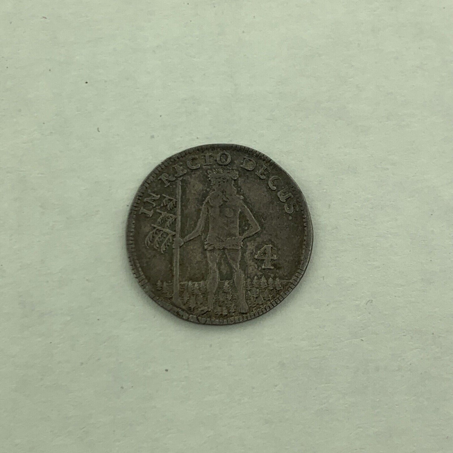1701 German States Brunswick Luneburg Silver 4 Mariengroschen Georg Ludwig Coin