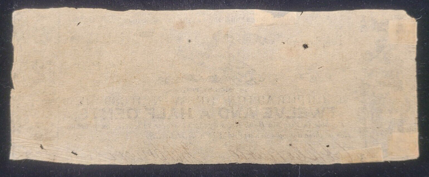 1861 12.5c Corporation of Winchester, Virginia Obsolete Currency Bank Note