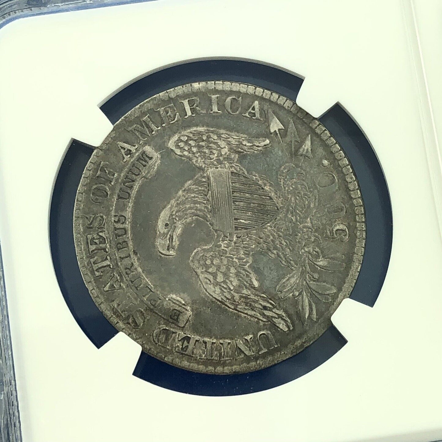 1829/1827 Capped Bust Silver Half Dollar 50c Overdate NGC VF35 O-101a Coin