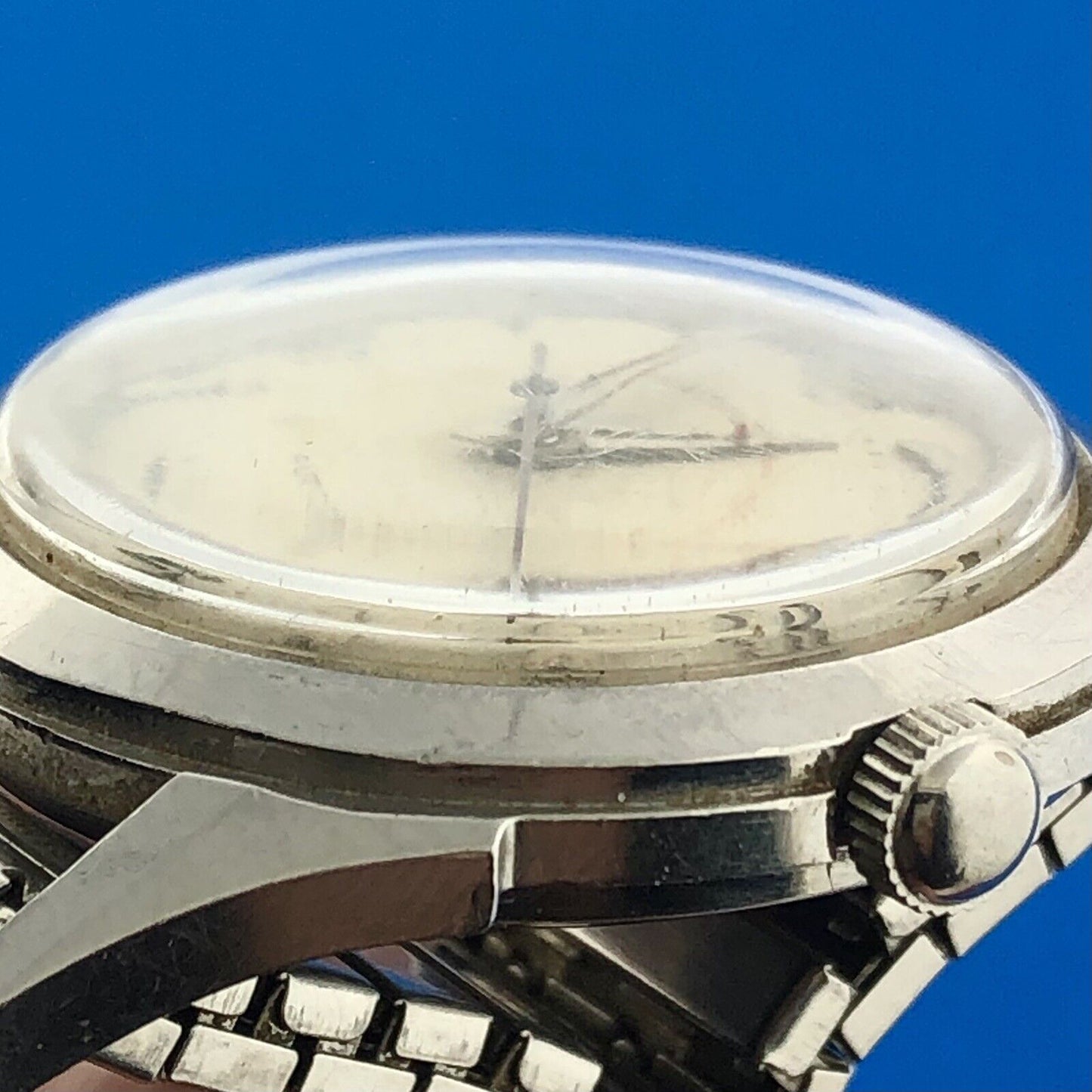 Mid Century Hamilton Automatic Mens Stainless Steel 17j Grade 661 Wrist Watch