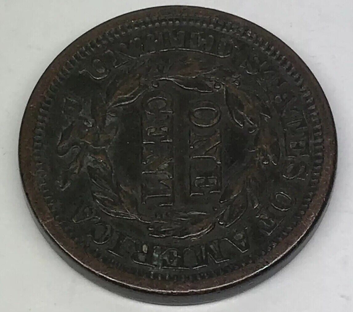 1846 Braided Hair Large Cent Small Date Early American Copper Coinage Brown