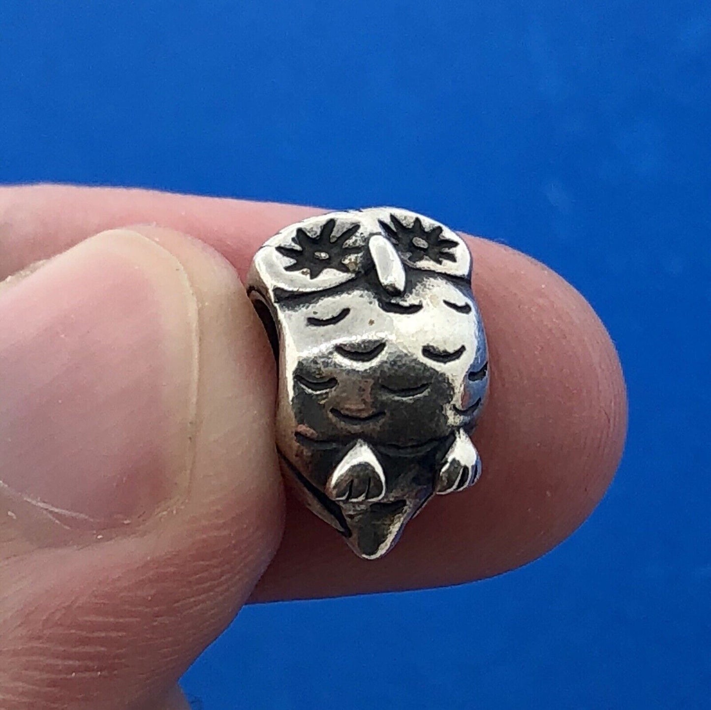 Authentic PANDORA ALE Sterling Silver 925 Wise Owl 790278 Slide Charm Retired