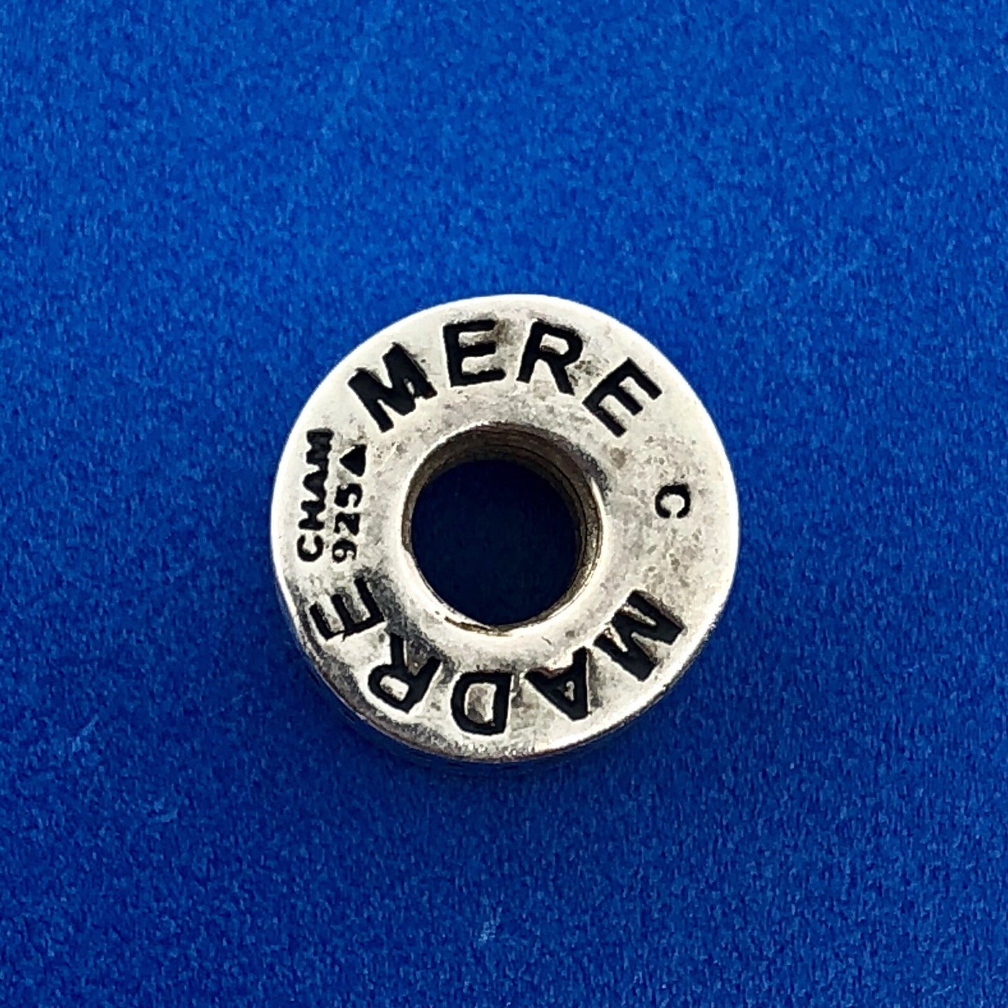 Authentic Chamilia Sterling Silver 925 Mother Madre Mere Bead Charm Retired