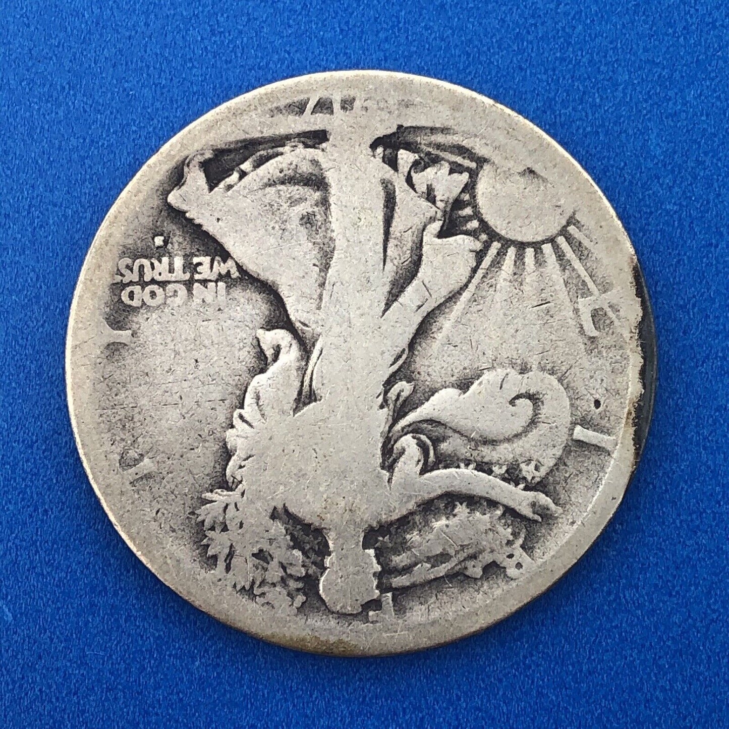 1917 S Obverse Silver Walking Liberty Half Dollar 50c Better Key San Fran Coin