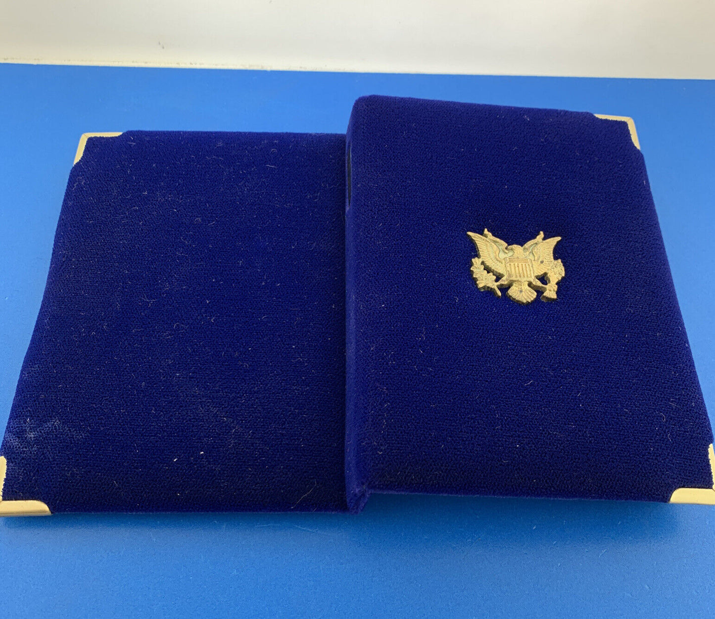 1987 Proof Gold 1 Oz & 1/2 Oz Inner Velvet Original Mint Box W/COA No Coins