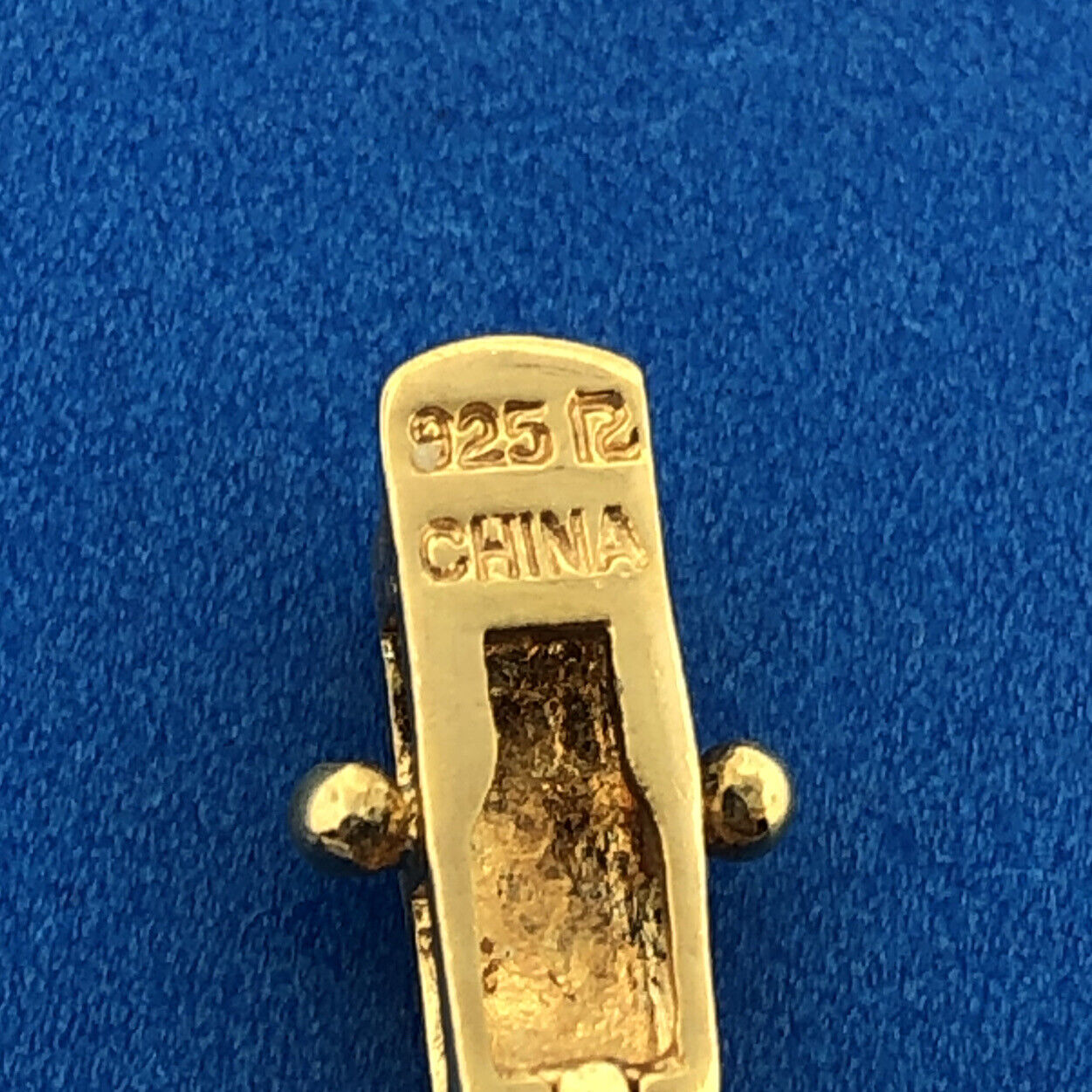 Sterling Silver 925 Vermeil Oval Blue Sapphire Diamond Illusion Tennis Bracelet