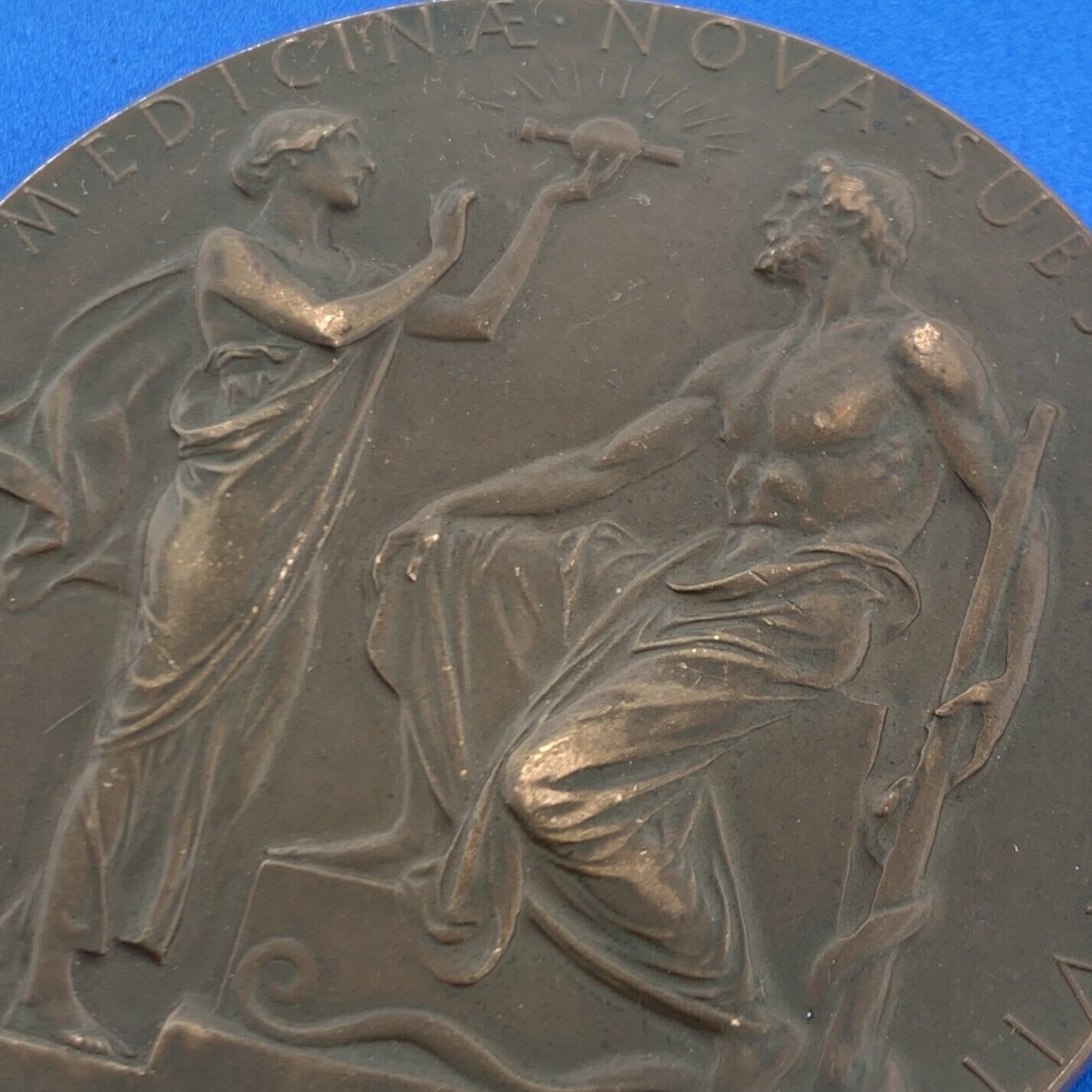 1928 Erik Lindberg Bronze 2nd International Radiology Convention Award Medal
