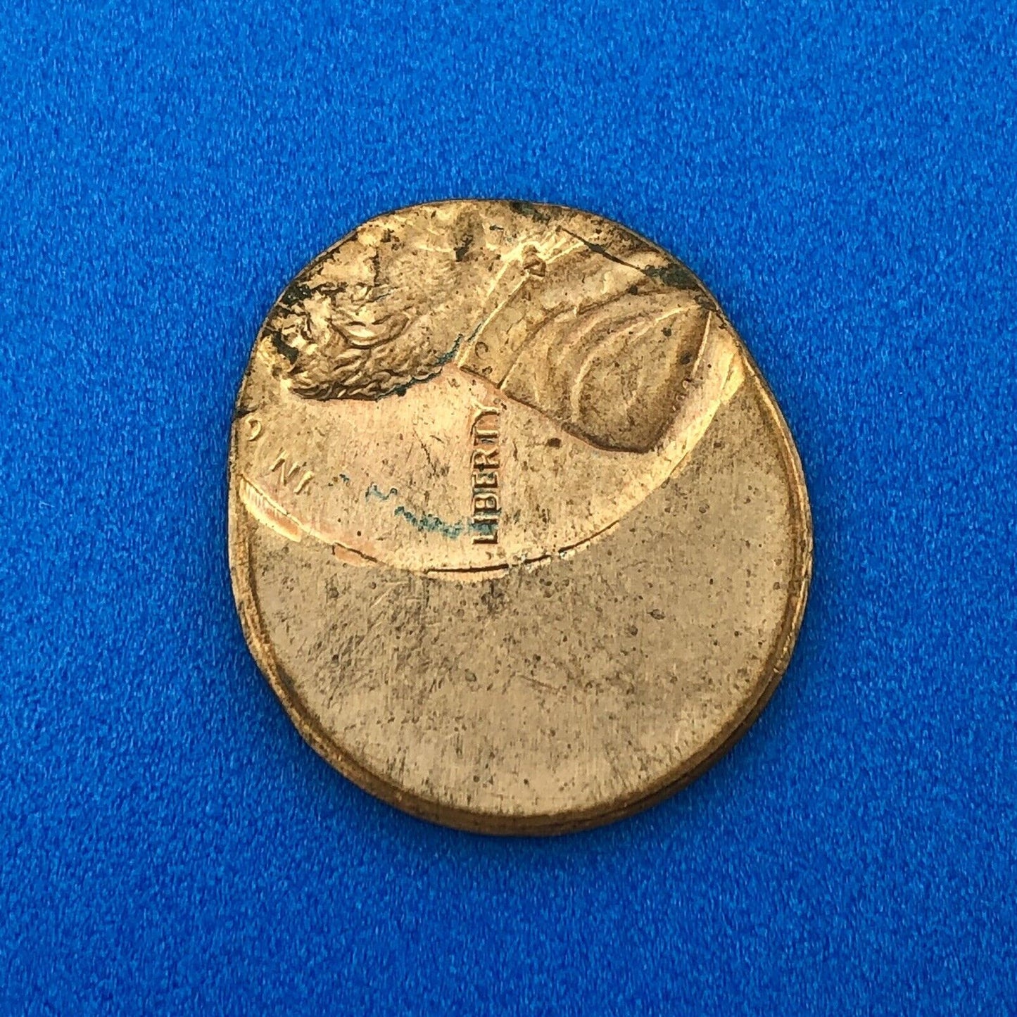 No Date Modern Era Lincoln Memorial One Cent Copper Alloy Off Center Error Coin