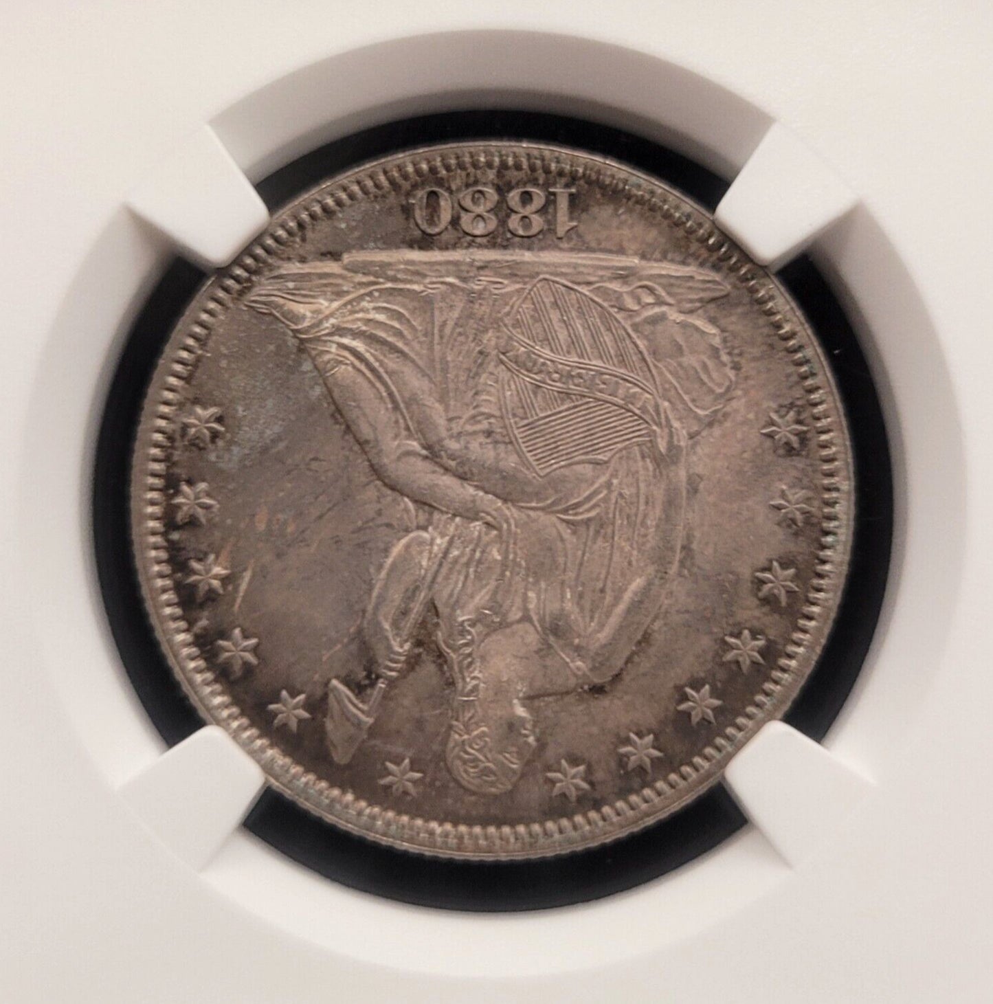 1880 50c Philadelphia NGC MS63 .900 Silver American Seated Liberty Half Dollar