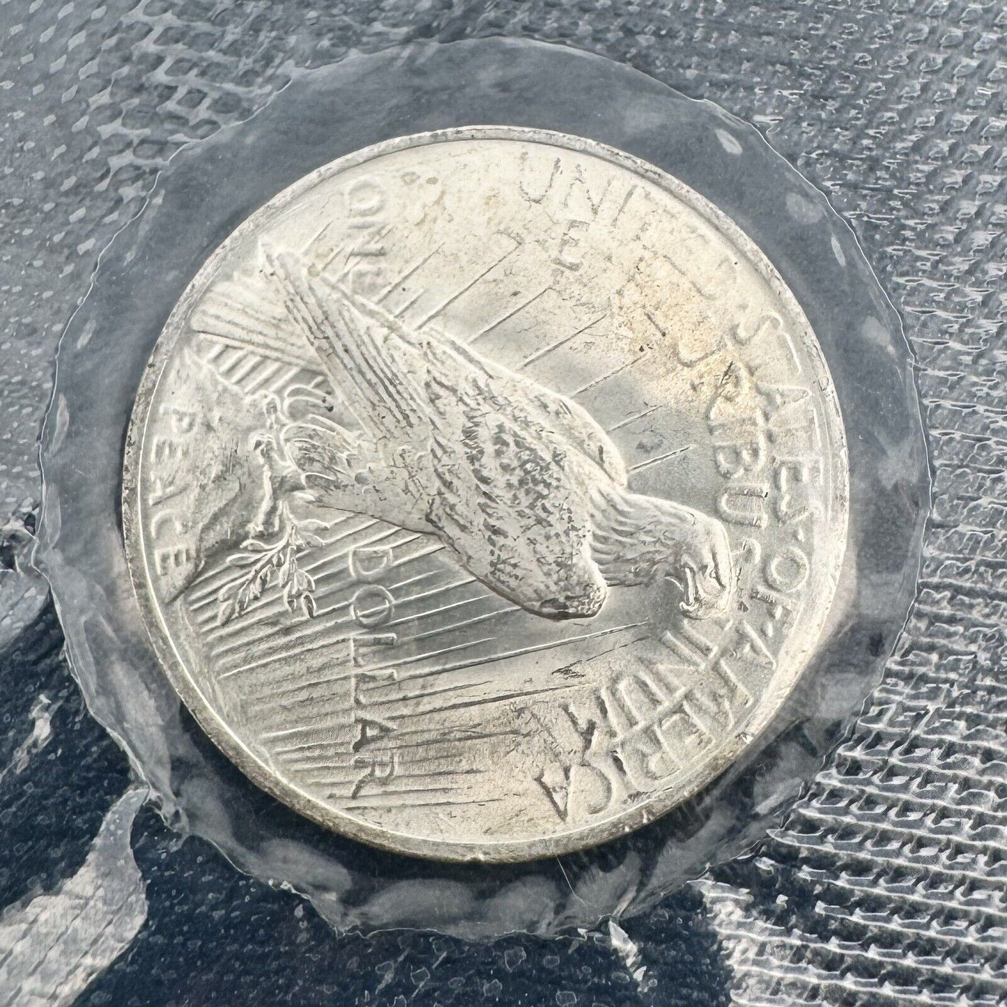 1923 P Peace Dollar GSA Soft Pack United States Uncirculated Silver Dollar Coin