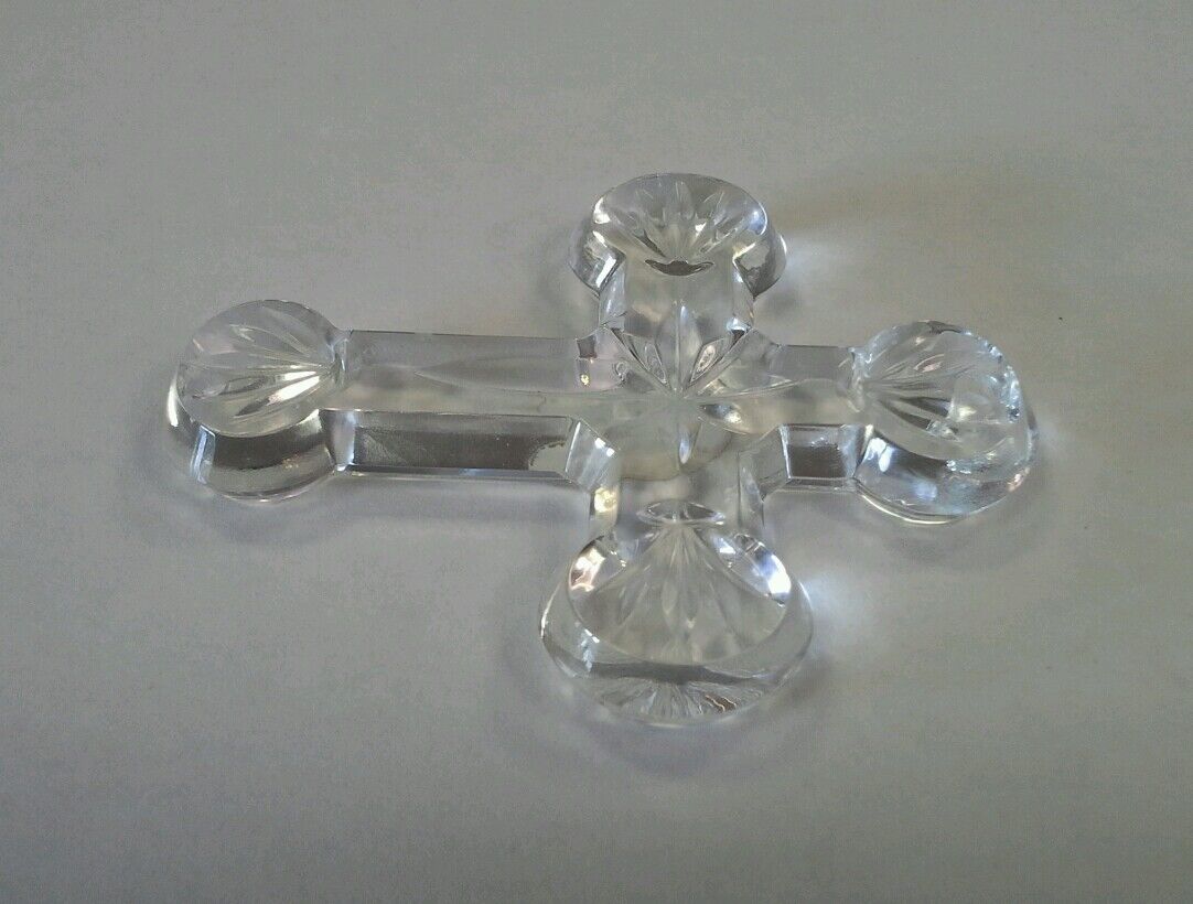 Waterford Crystal Cross Ornament Comes with Pouch