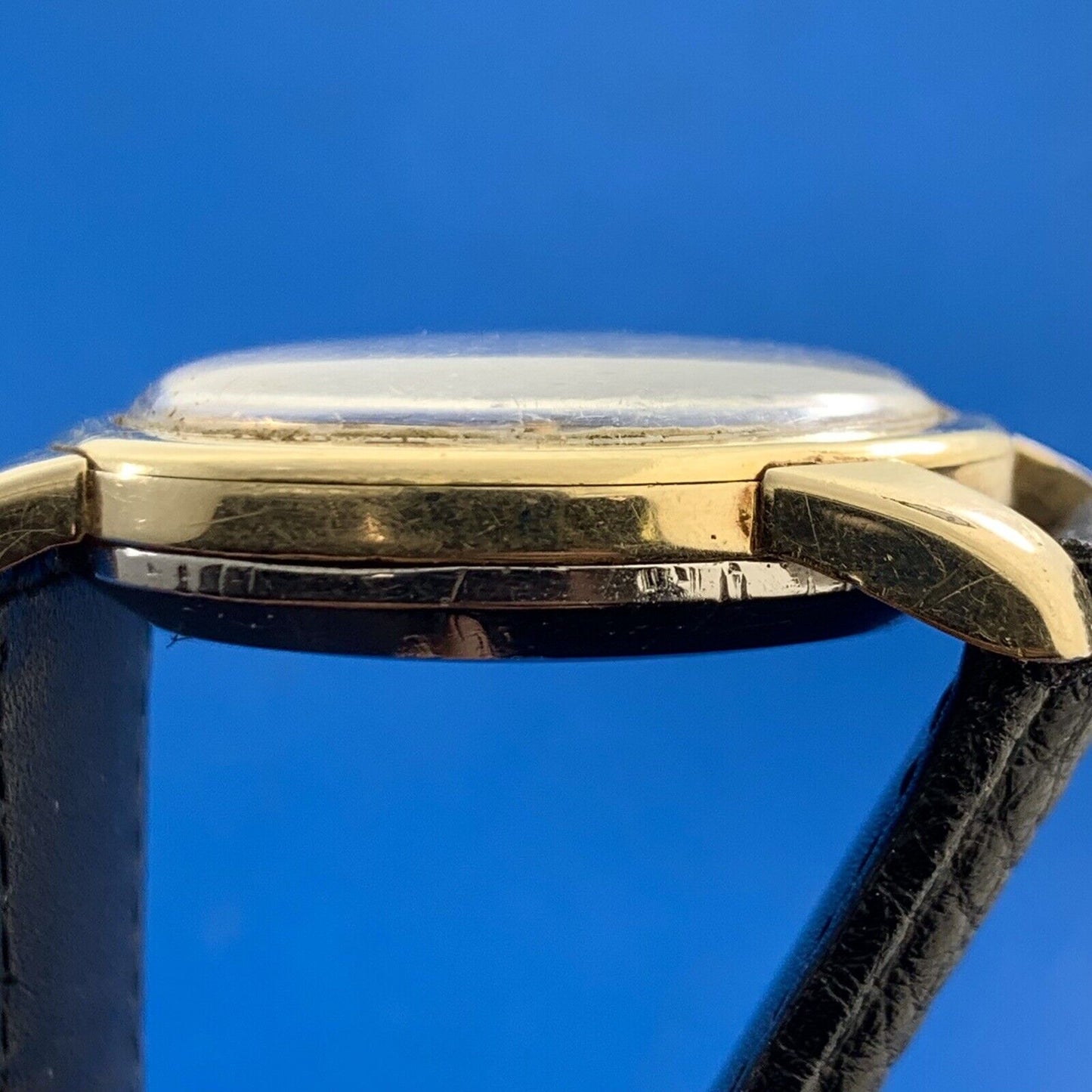 Mid Century Omega Automatic Seamaster Gold Toned Non Working Parts Only Watch