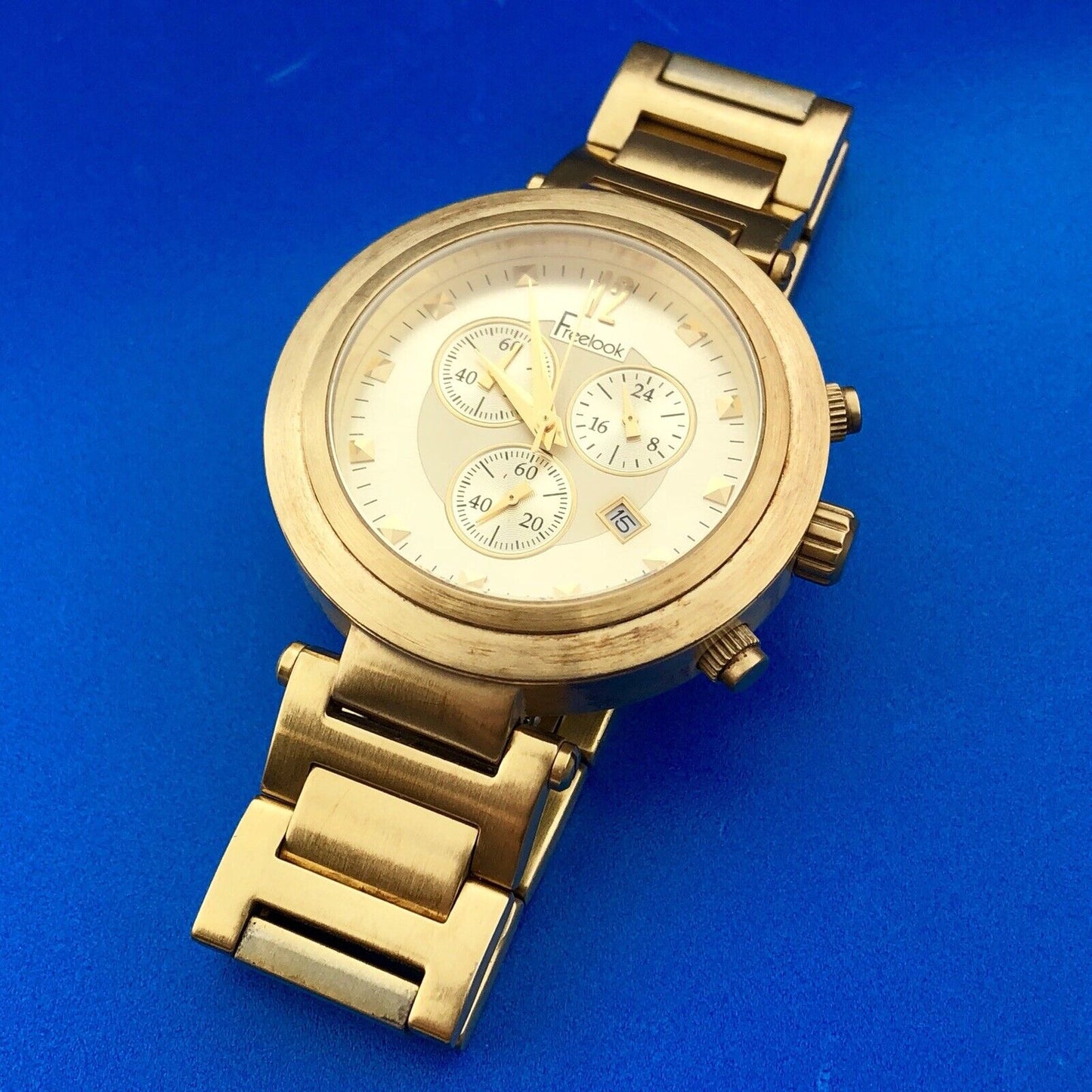 Freelook Unisex Corina Matte HA1136CHMG/3B Chronograph Brushed Finish Watch