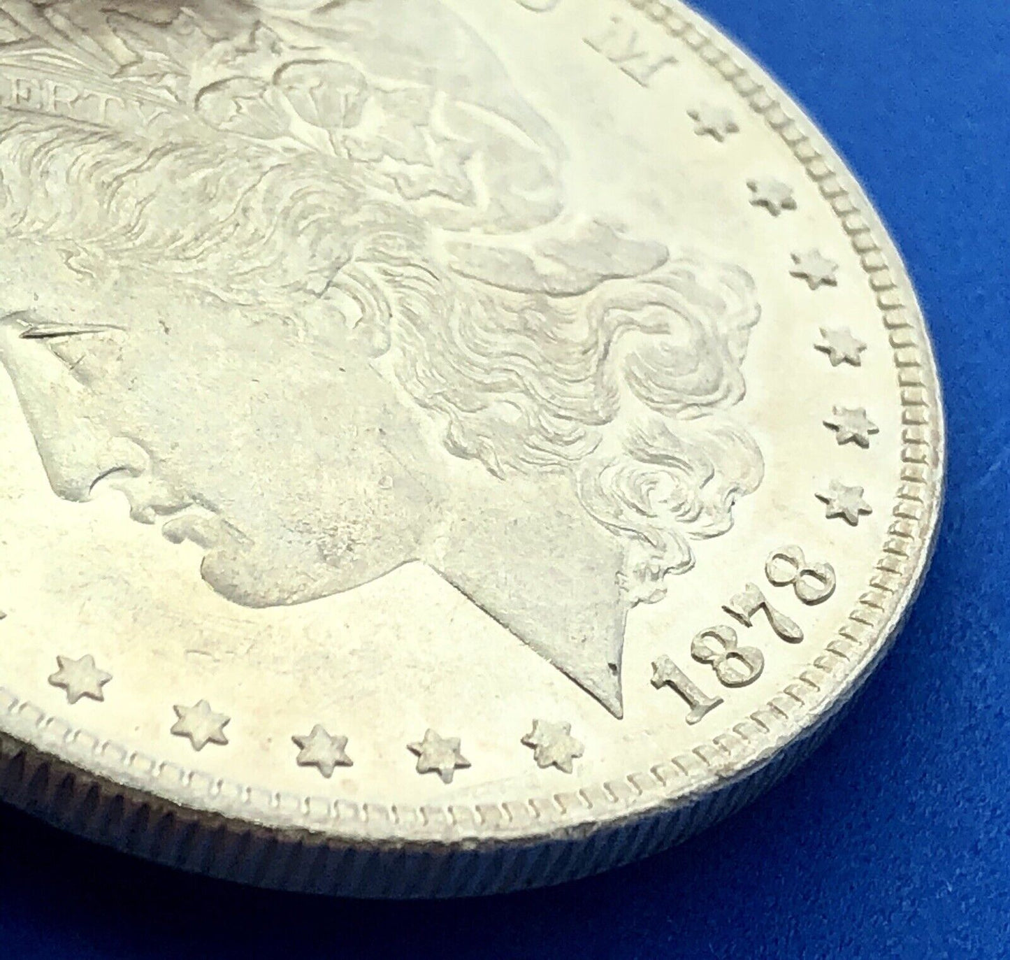 1878 7TF Reverse 1878 Morgan Silver Dollar Better Philadelphia First Year Coin