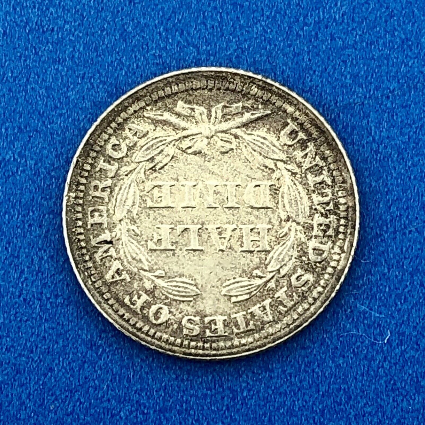 1854 P Seated Liberty Silver Half Dime Type 3 Better Key Rare Philadelphia Coin
