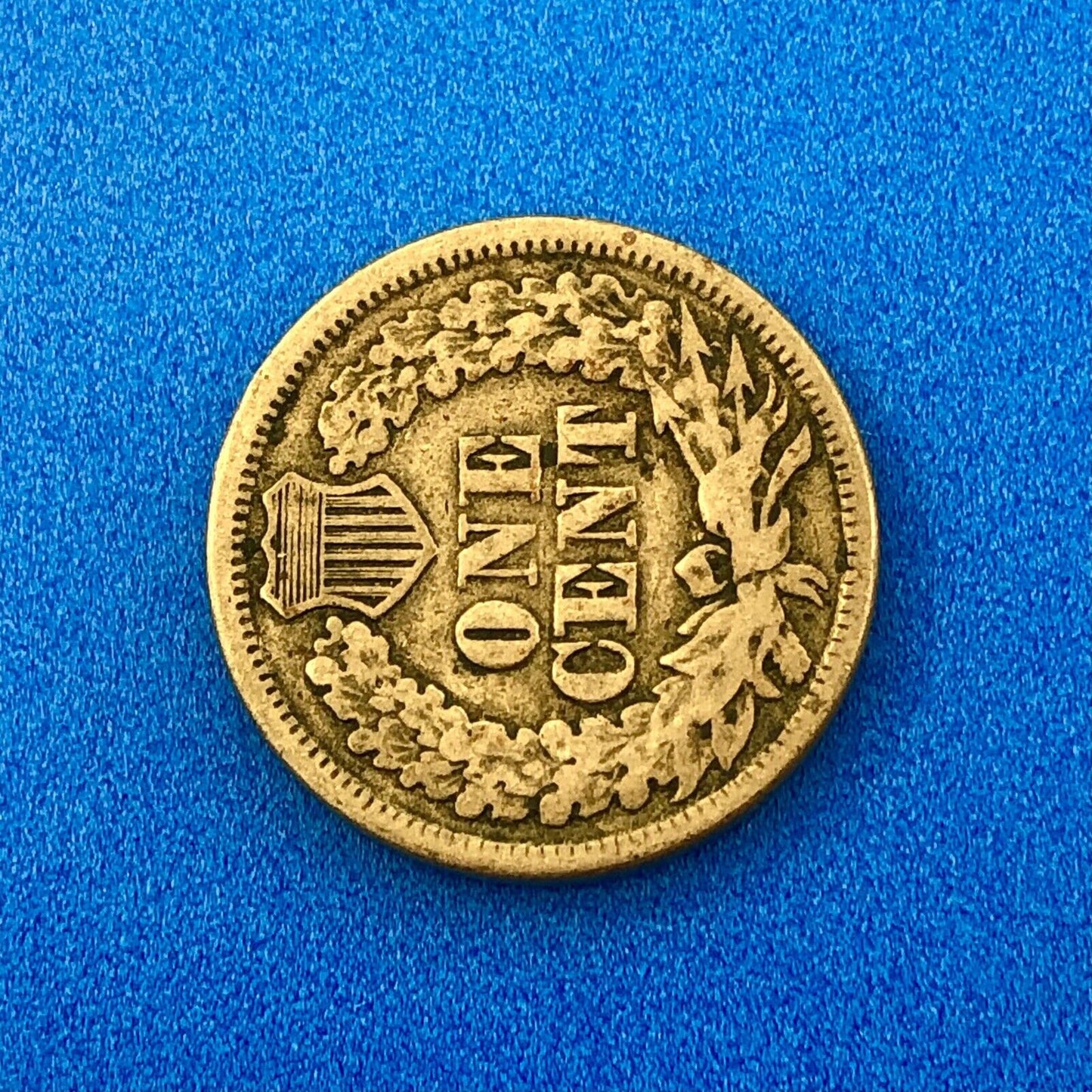 1863 Indian Head One Cent Penny Type 2 Copper Nickel Better Philadelphia Coin