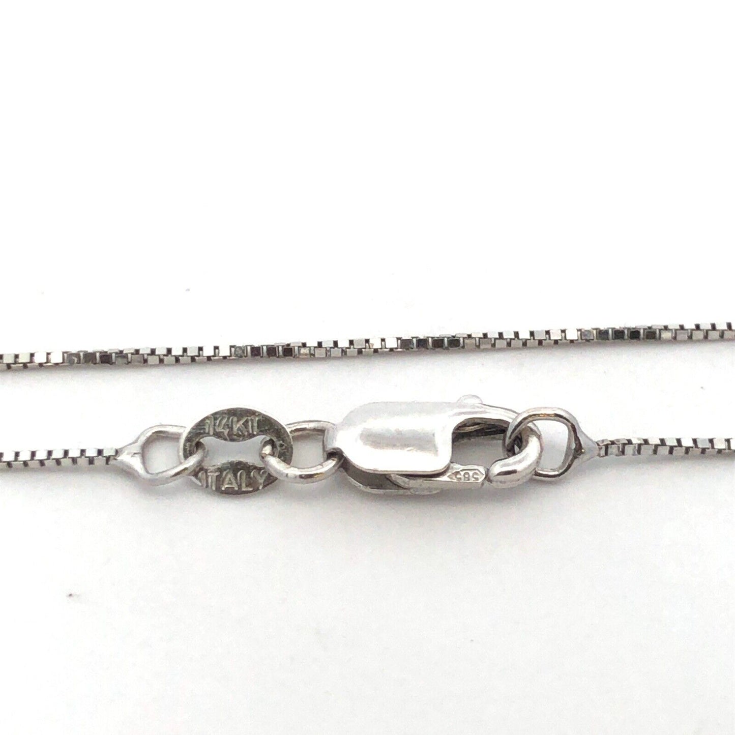 Designer 14K White Gold Blue Sapphire Diamond Pave Cross Pendant Necklace