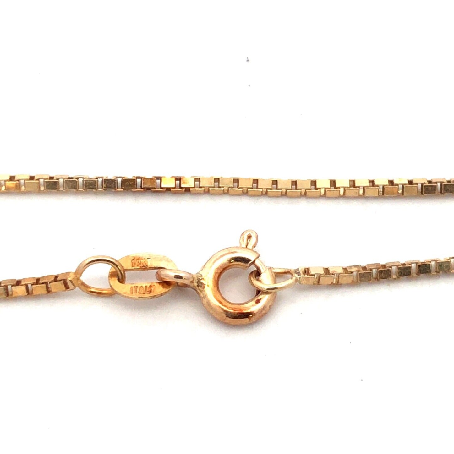 Estate ZRW Italy 14K Yellow White Gold Modernist Infinity Triple Circle Necklace