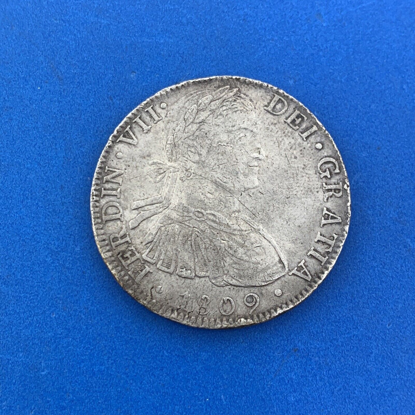 1809 Mo Mexico City 8 Reales Key Better Date .903 Silver Mexico Coin