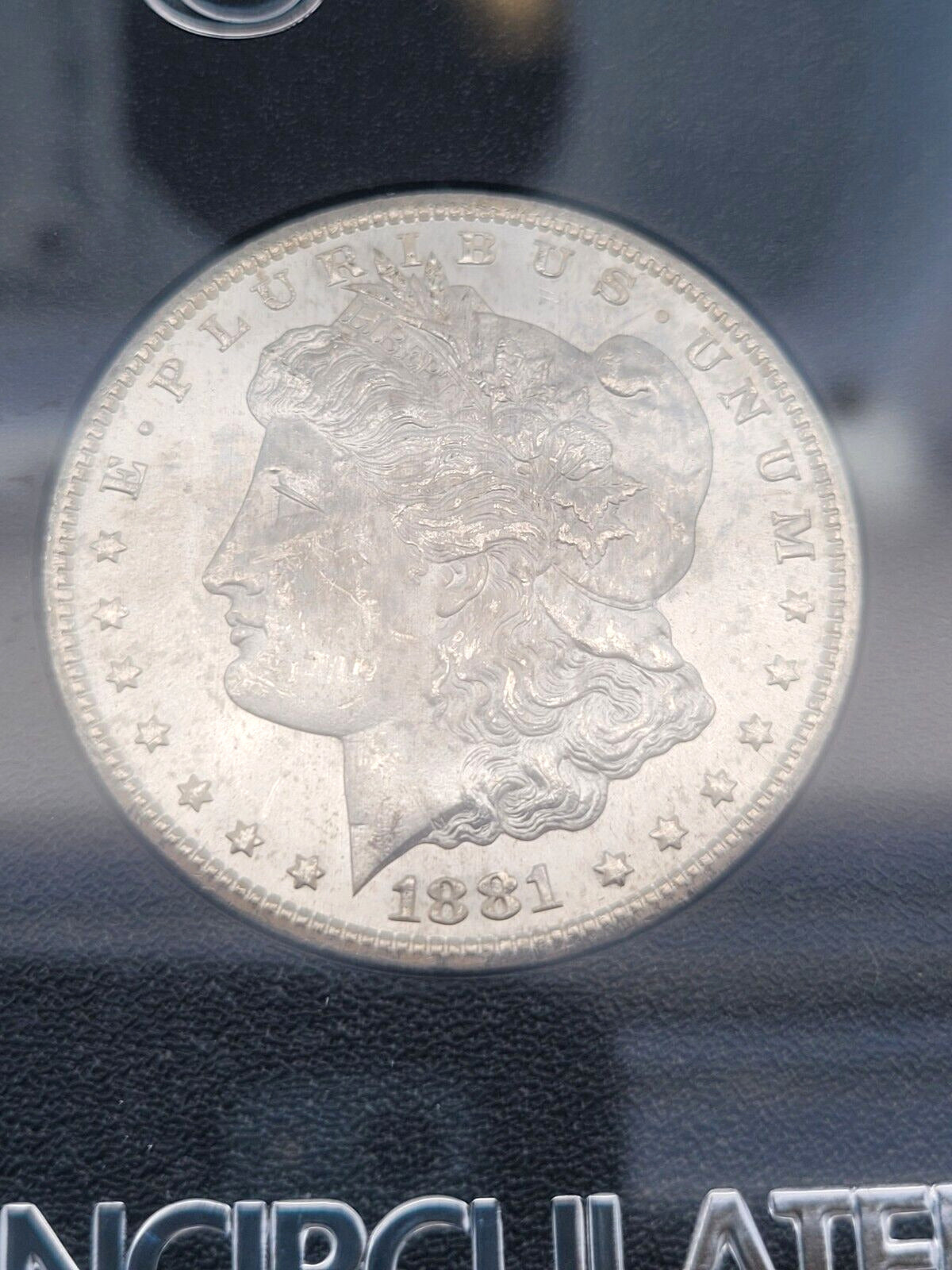 1881 Carson City Mint .900 Silver Rare GSA Hoard Morgan Dollar w/ Original Box
