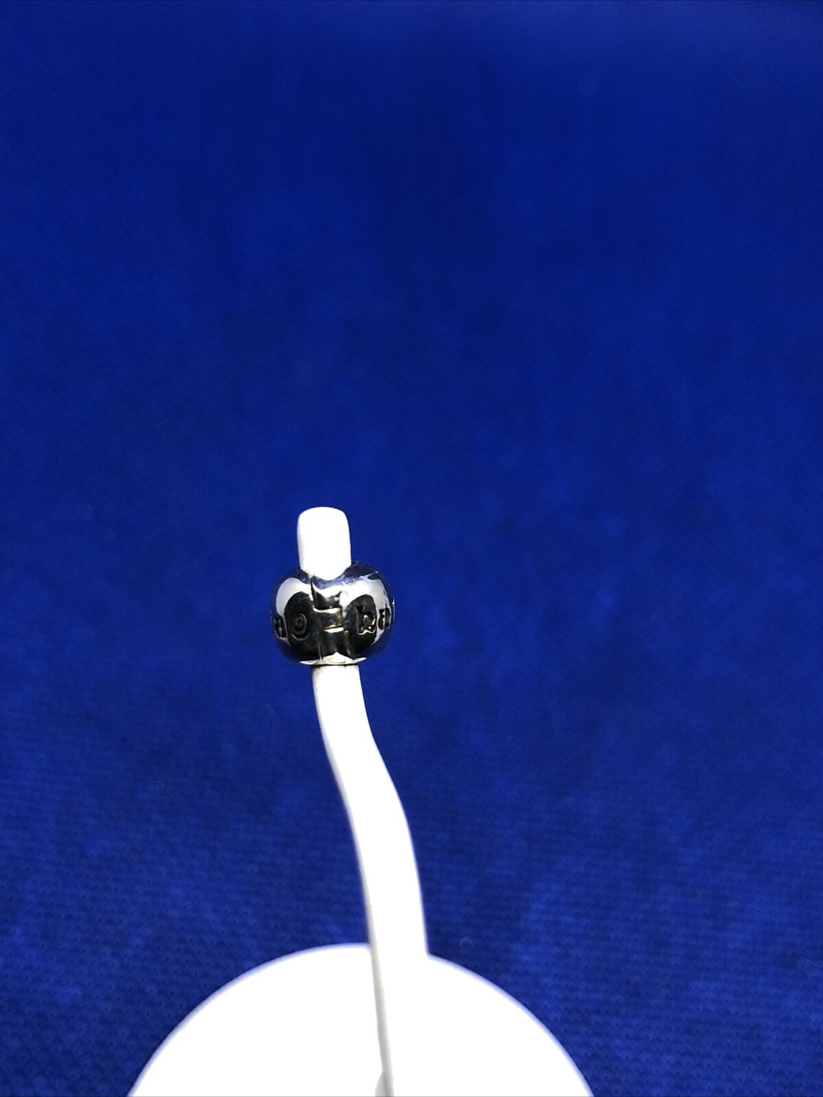 Authentic KALIA 925 Sterling Silver Petite Signature Slide Bracelet Clip Charm