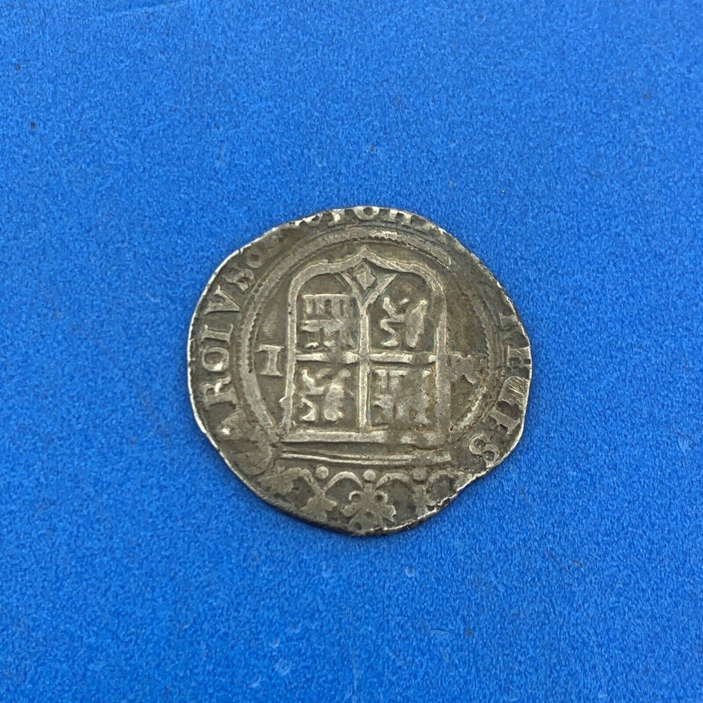1542-55 Mexico Carlos And Joanna 1 Silver Real Mexico City ML Late Series