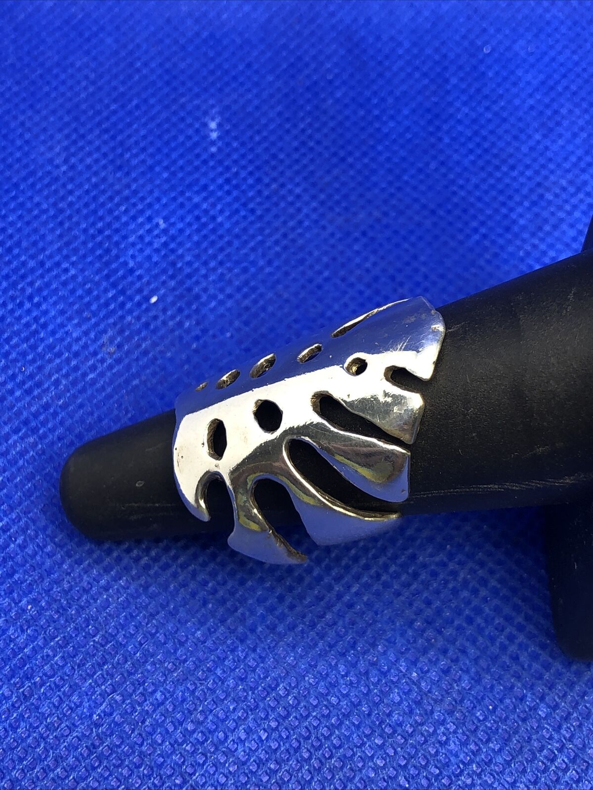 Designer Mimosa 925 Sterling Silver Bones Animal Carcass Skeleton Statement Ring