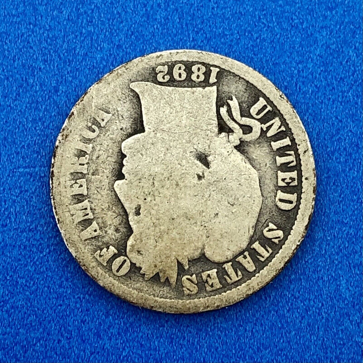 1892 O Barber Silver Dime $.10 Better Rare Scarce Key New Orleans Mint Coin