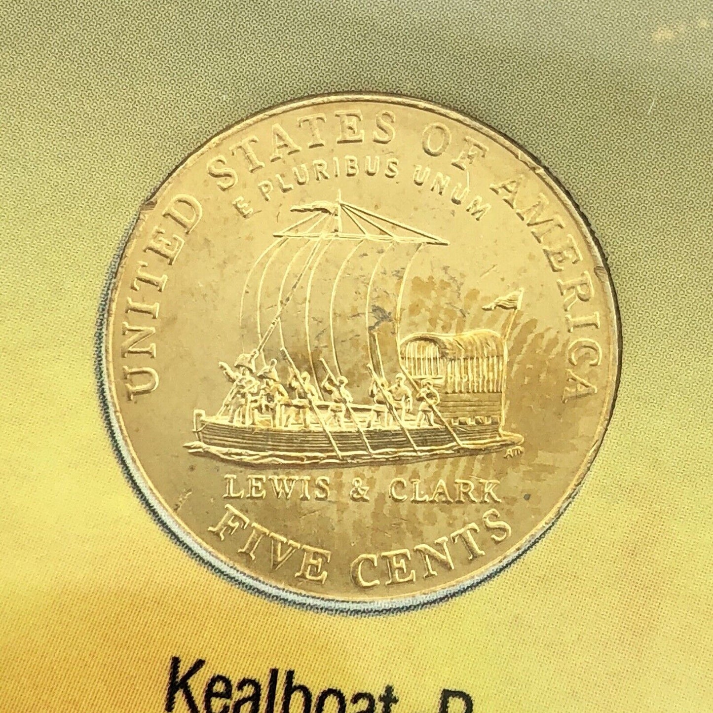2004 2005 10 Coin Gem BU Westward Series Nickel Coll Whitman Frame Gold Plated