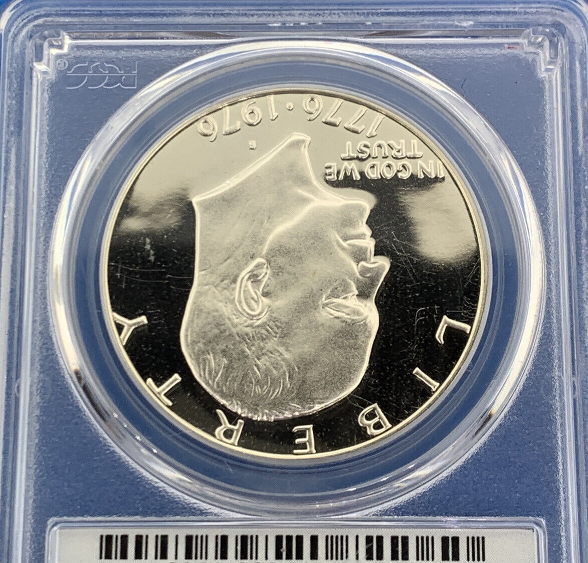 1976 S $1 Eisenhower 50c Kennedy 25c Washington PR70 DCAM PCGS Silver 3 Coin Set