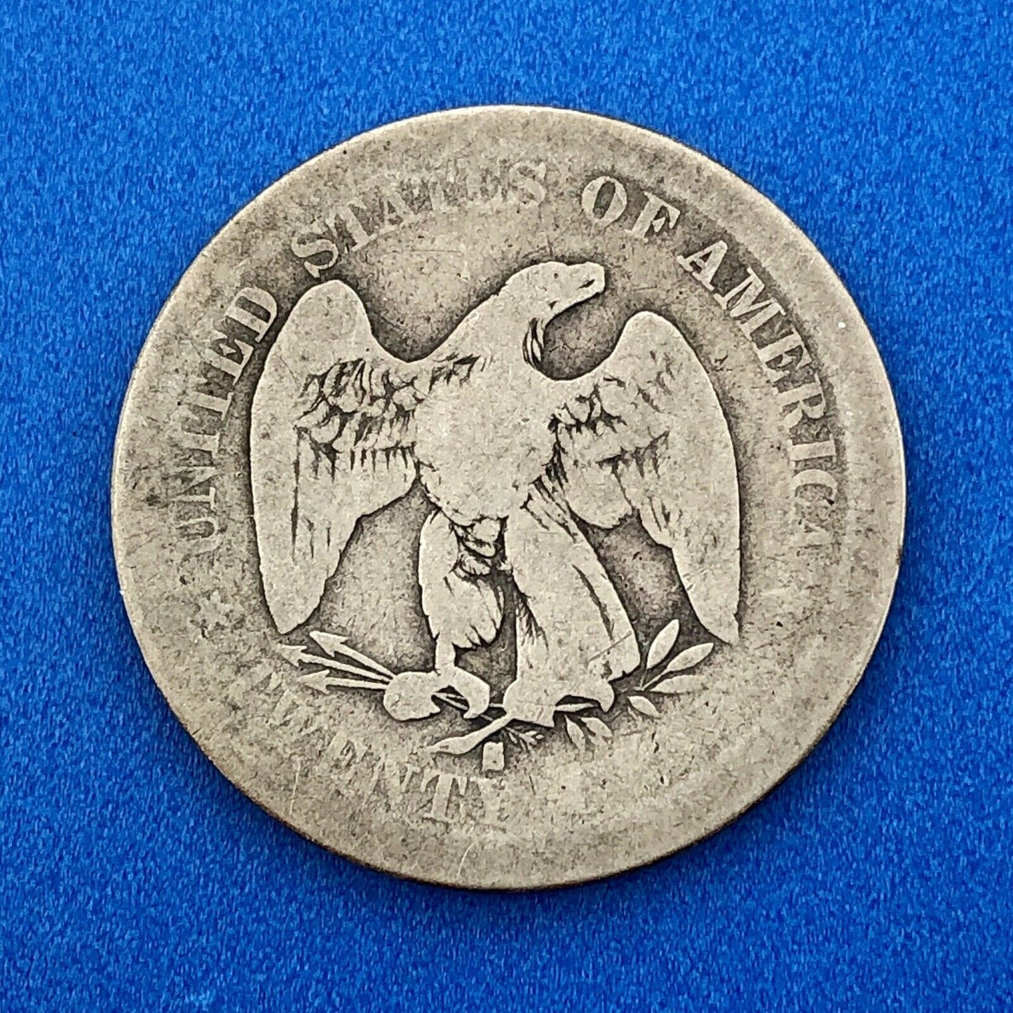 1875 S Silver Seated Liberty Twenty Cent Piece 3 Year Type San Francisco Coin
