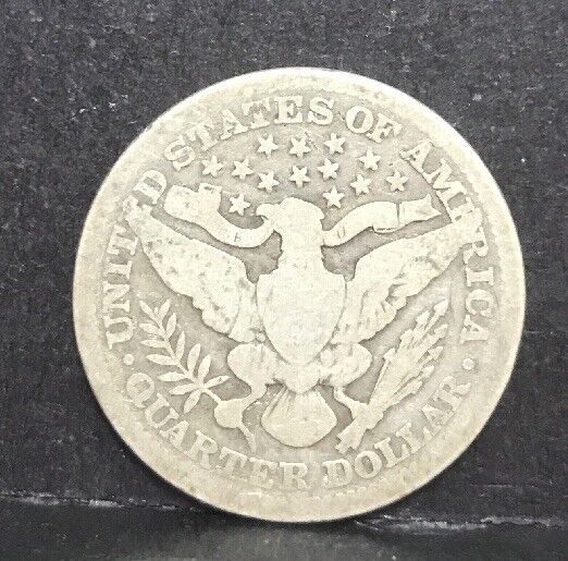 1914 P Silver Barber Quarter Better Key Date Philadelphia Coin Rare Scarce