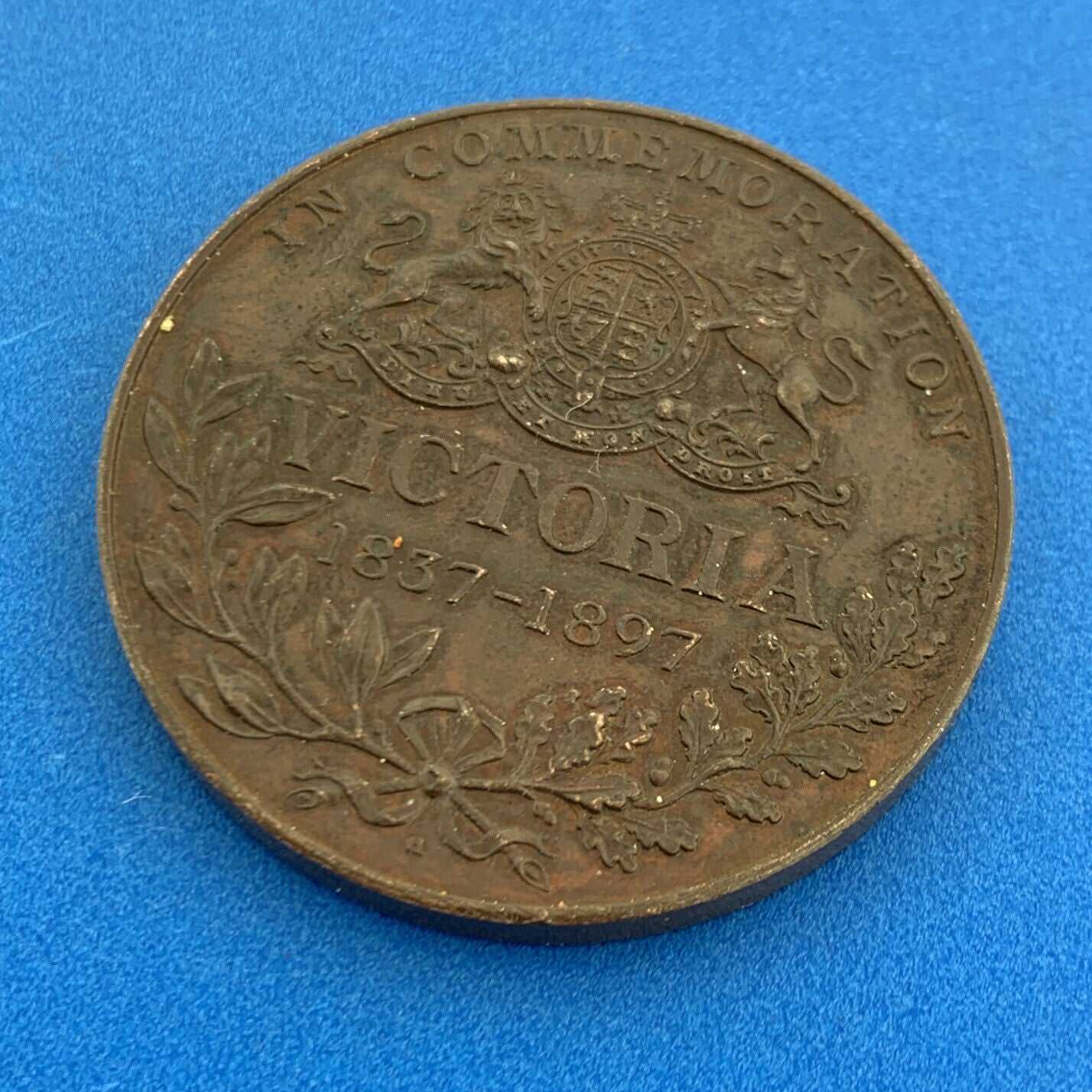 1837-1897 Queen Victoria Diamond Jubilee Large Bronze Medal