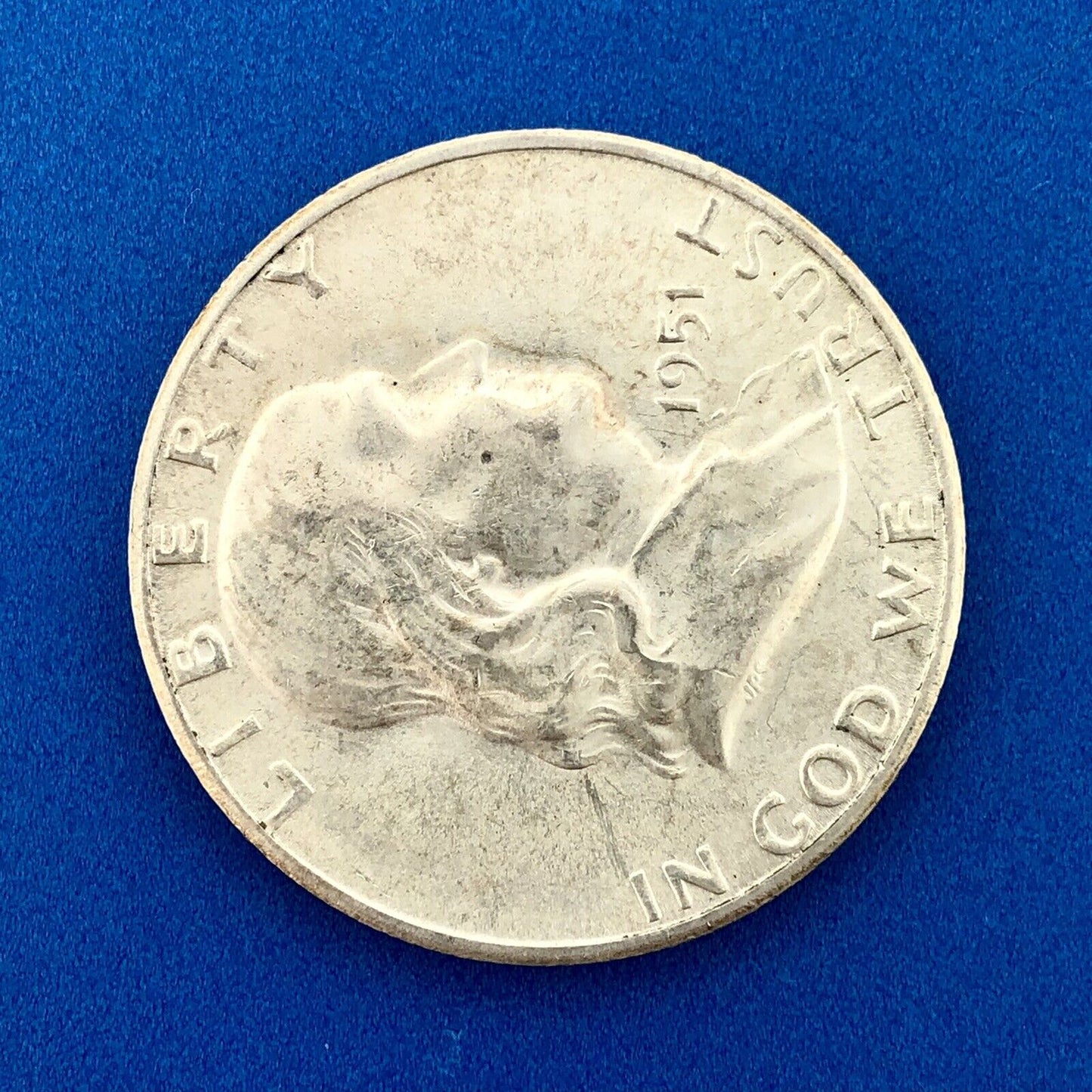 1951 S Franklin Silver Half Dollar Better Key Date Rare San Francisco Mint Coin