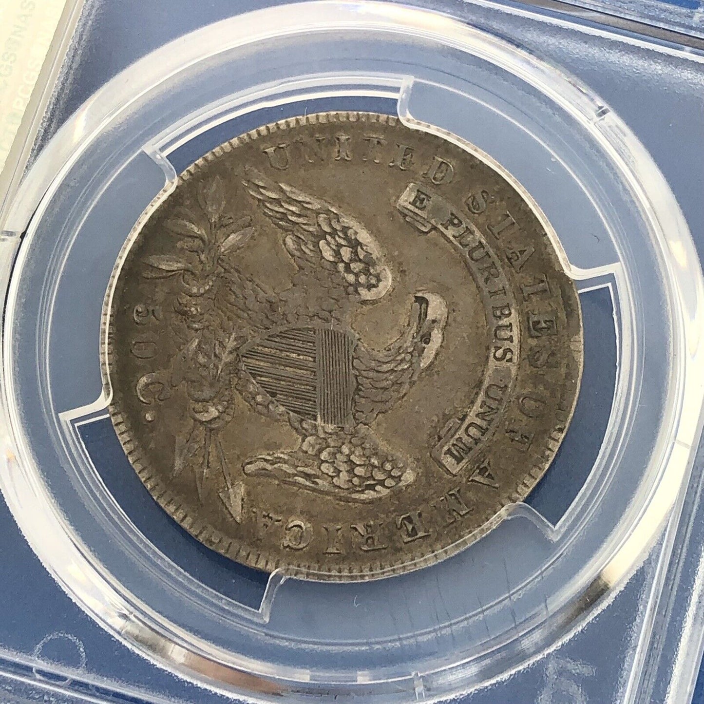 1834 Capped Bust Silver Half Dollar 50c Lettered Edge PCGS XF45 Lg Date Sm Ltrs
