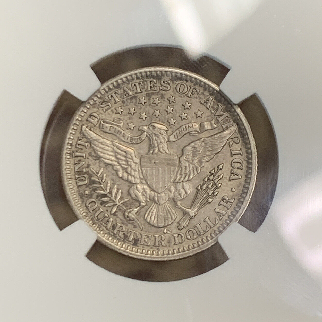 1907 O New Orleans 25c Barber Quarter 90% Silver Au Details NGC Cleaned Coin