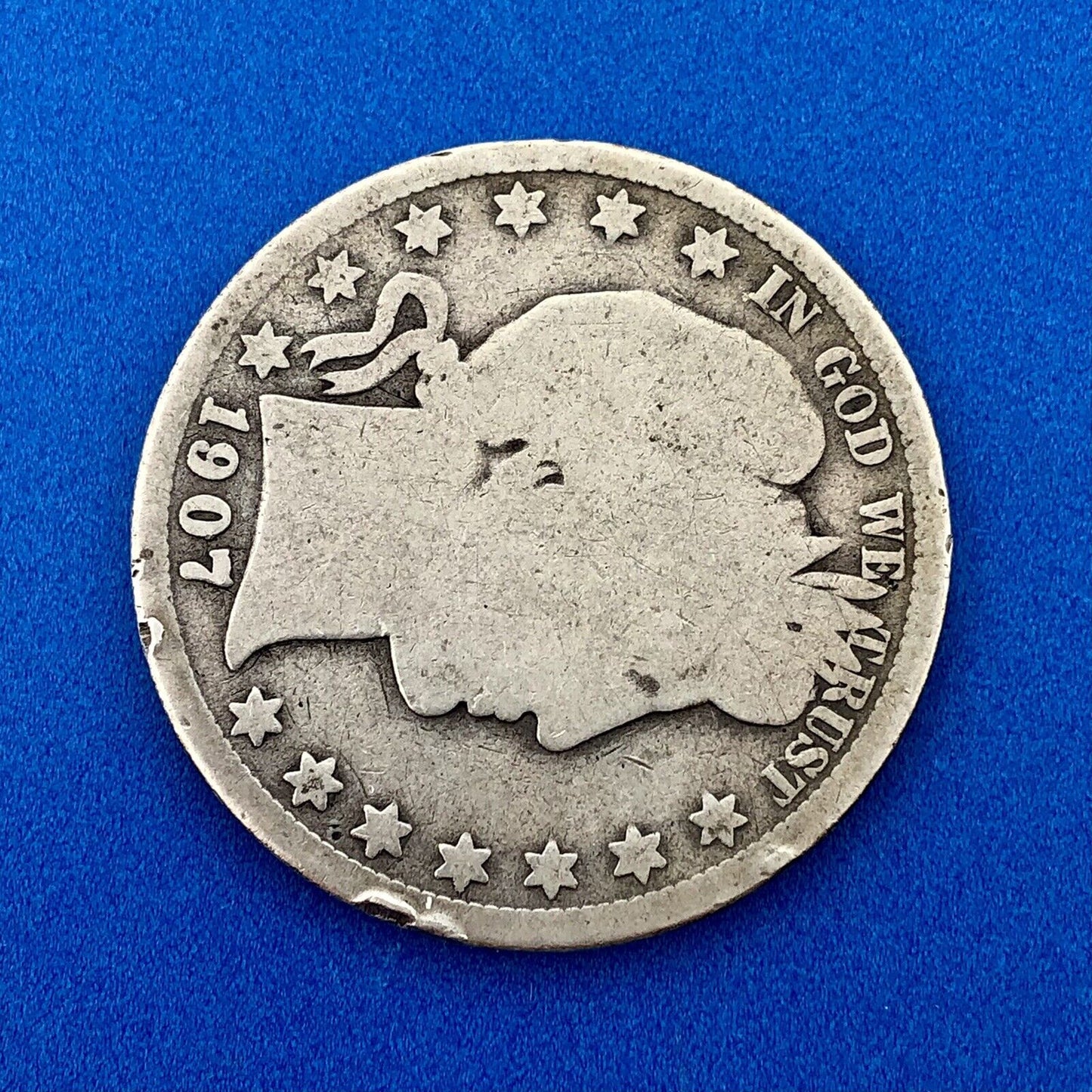 1907 S Silver Barber Half Dollar Better Key Date Rare Scarce San Francisco Coin