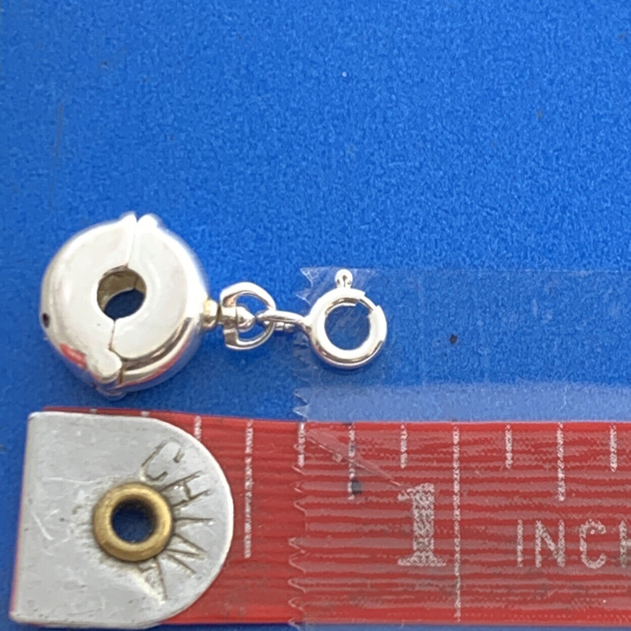 Authentic KALIA 925 Sterling Silver Drop Dangle Slide Bracelet Clip Charm